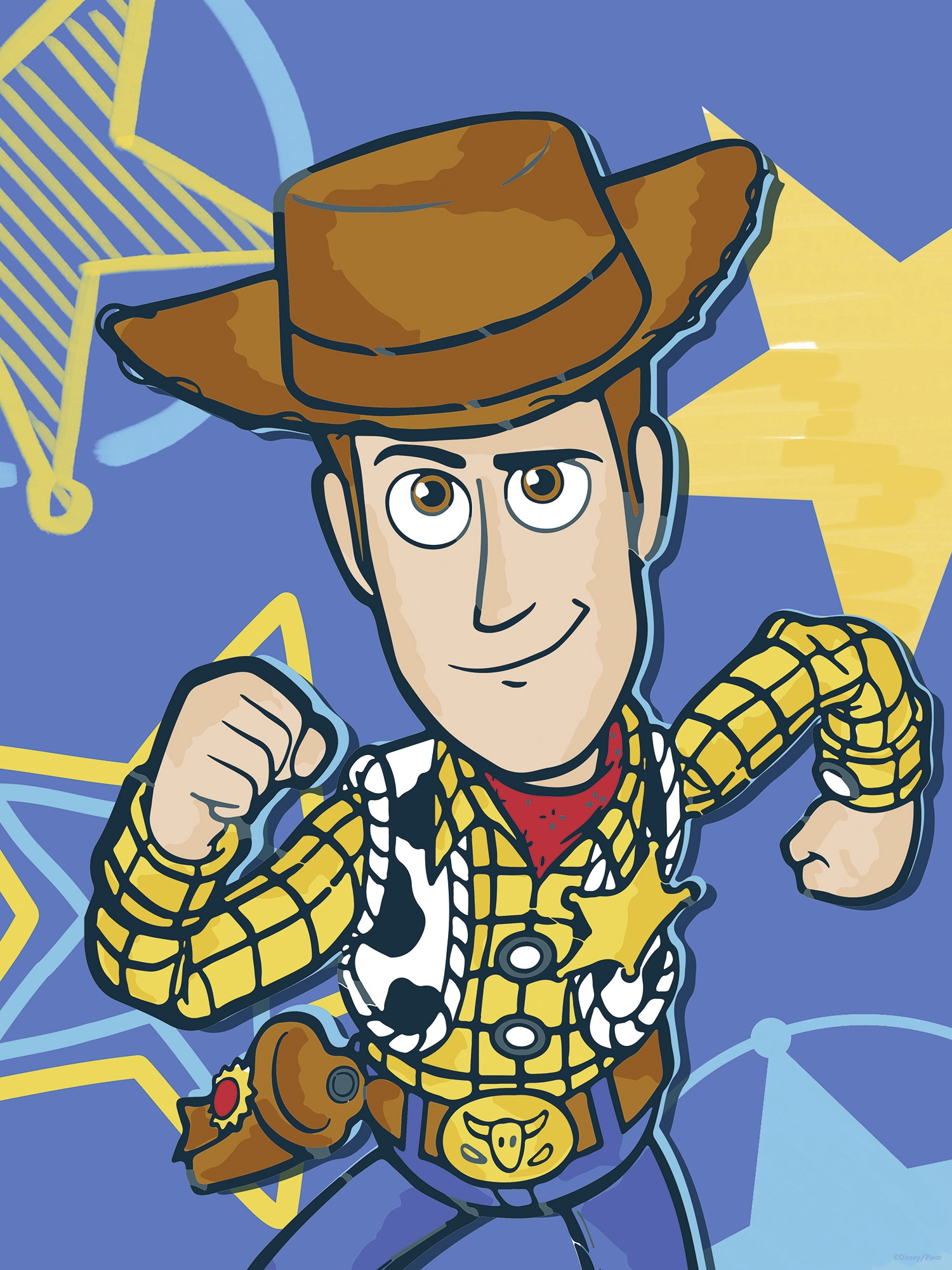 Komar Wandbild »Disney and Pixar Toy Story Woody«, Disney, (Set, 1 St.), 30 x 40 cm (Breite x Höhe) - Kinderzimmer, Dekoration