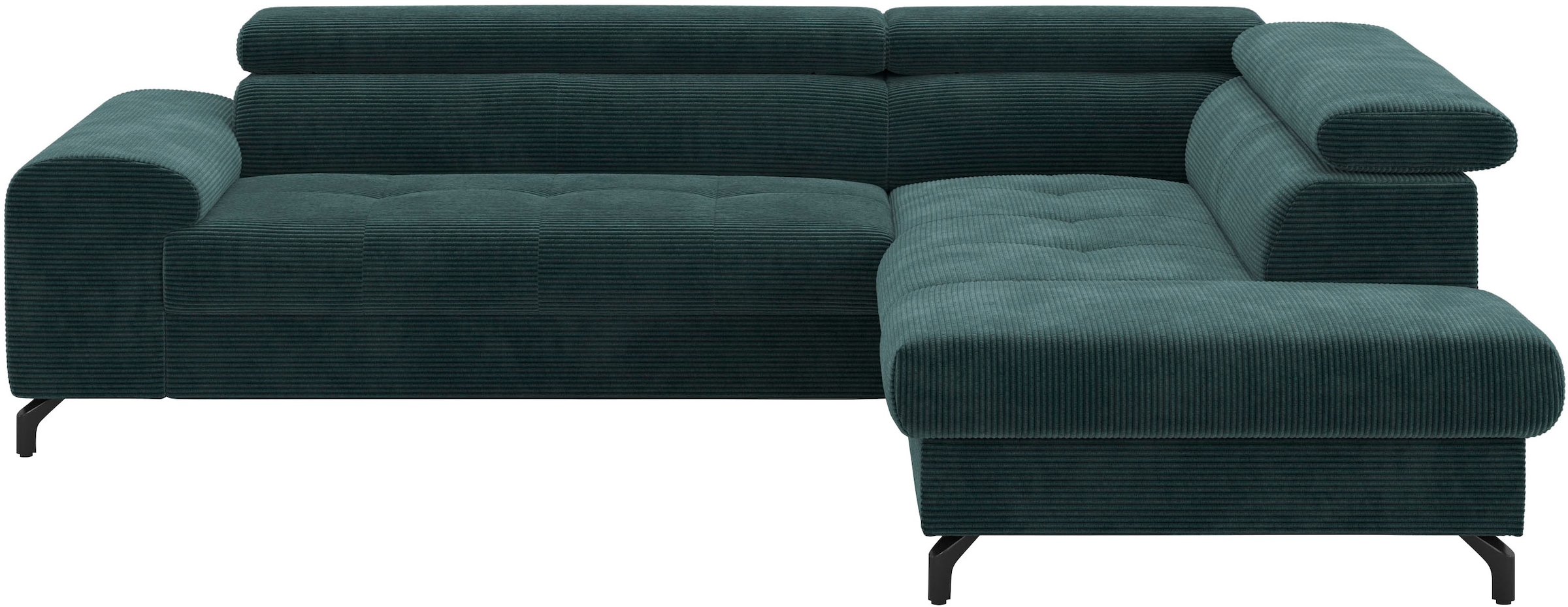 COTTA Ecksofa »Aura L-Form«, mit Schlaffunktion, Bettkasten und Kopfteilverstellung