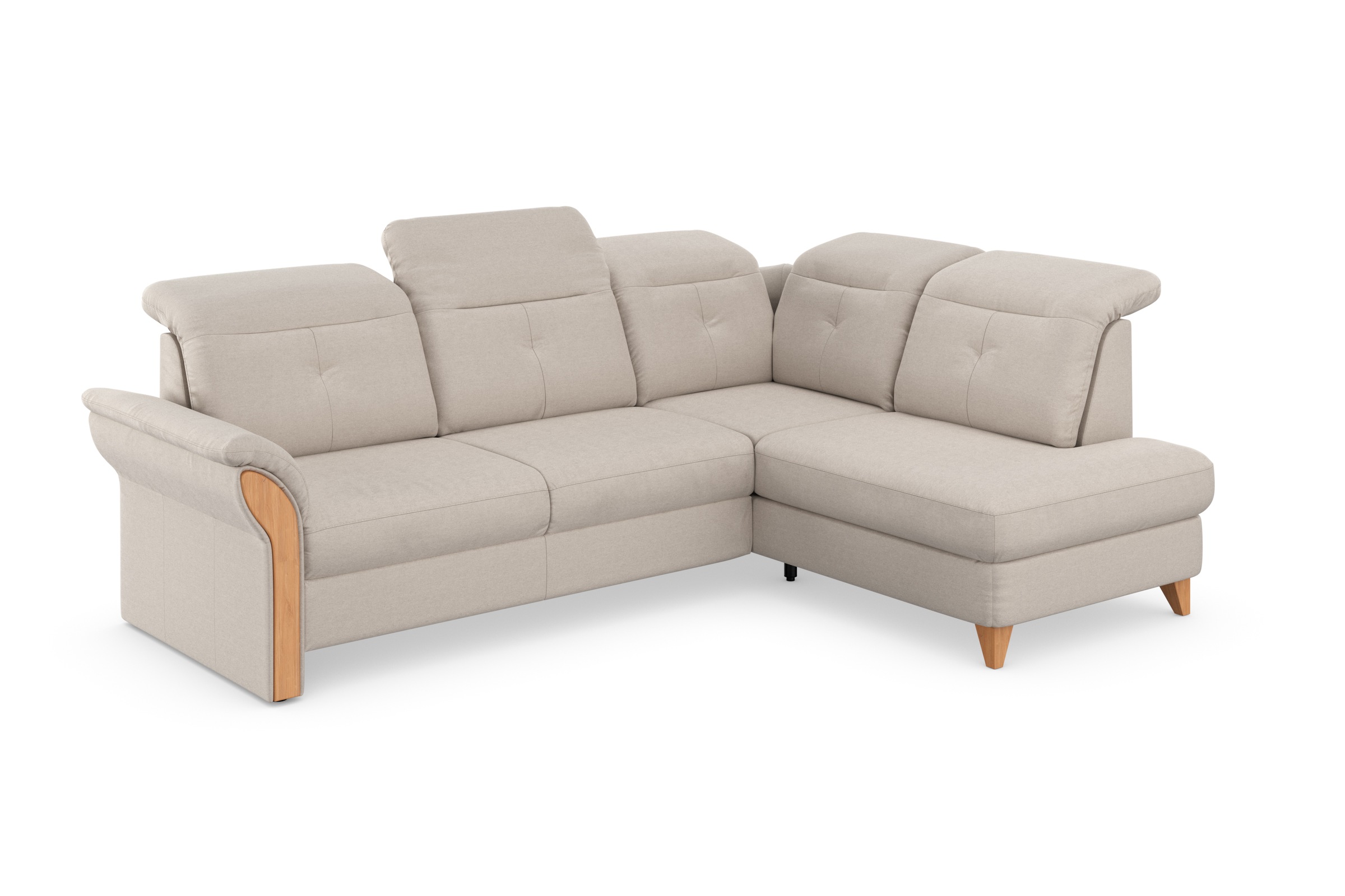 Home affaire Ecksofa »Dangast L-Form« Kopfteilverstellung, wahlweise mit motorischer Relaxfunktion