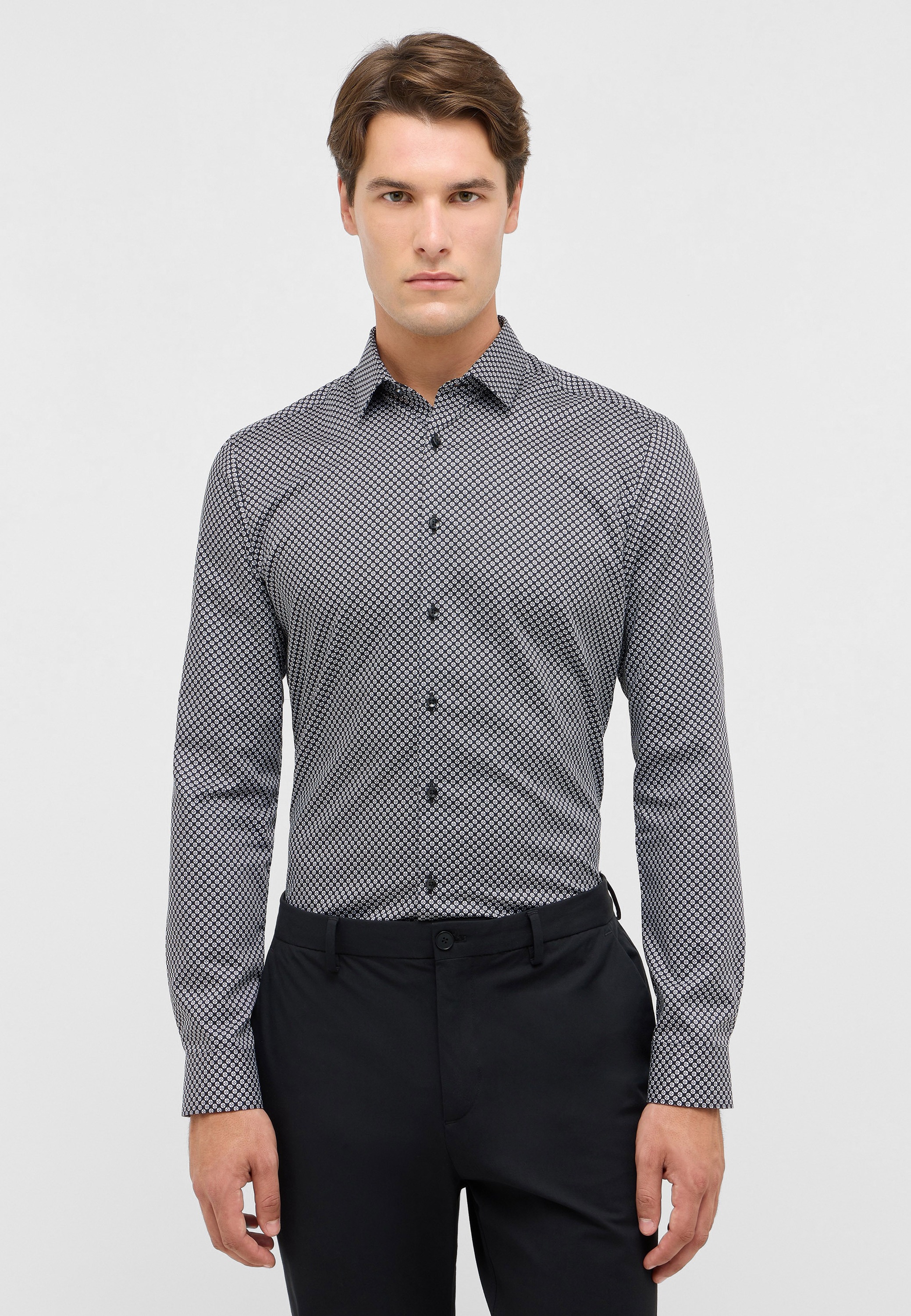 Eterna Langarmhemd »SUPER SLIM« NON IRON (bügelfrei)