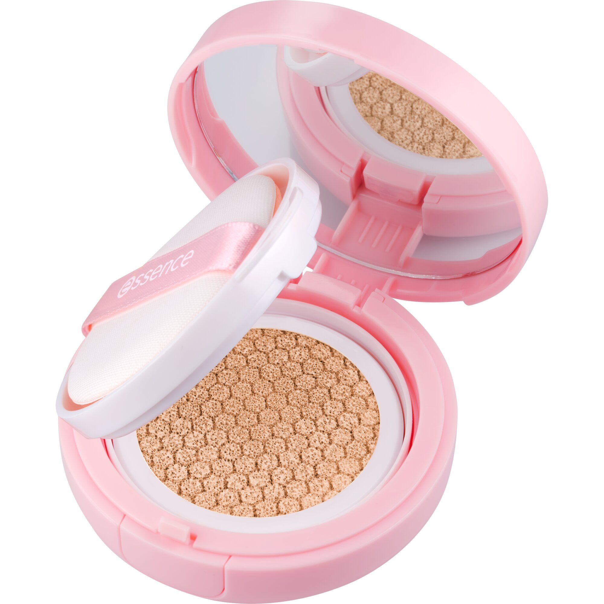 Essence Foundation »BRIGHTEN UP! cushion foundation« Langanhaltend, wasserfest, mittlere Deckkraft