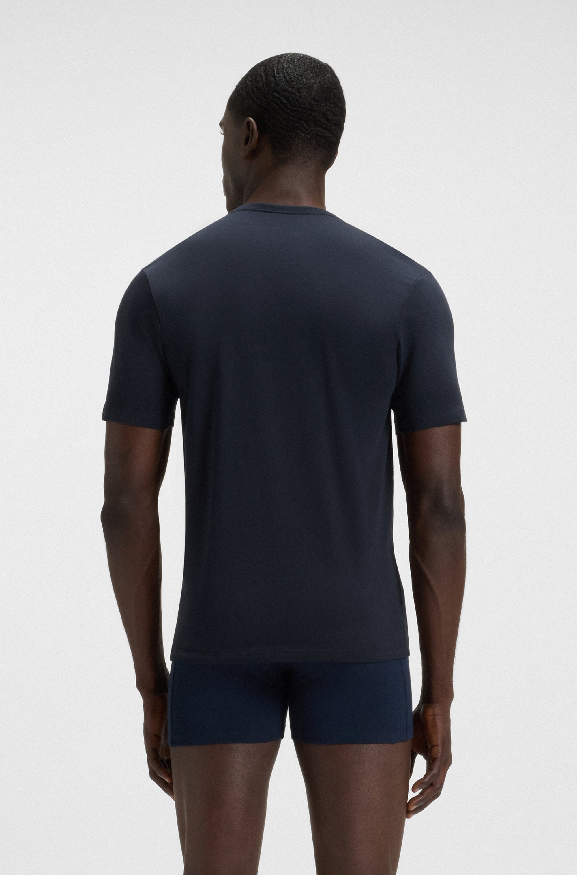 BOSS T-Shirt »Rundhals BOSS ONE« Packung, 3er-Pack, 3 Stk. mit dezentem BOSS Logo-Print