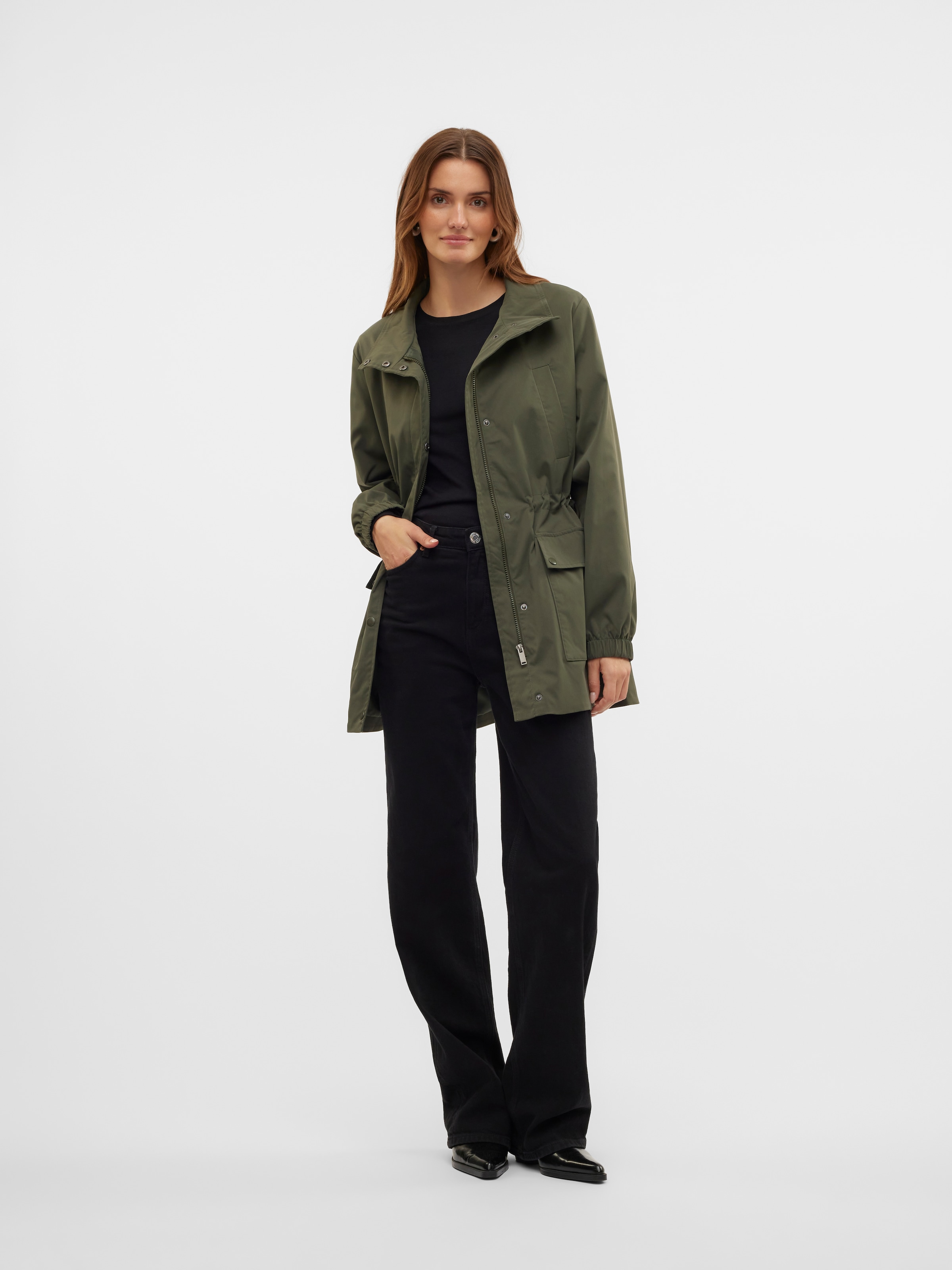 Vero Moda Langjacke »VMCHELSEASIA JACKET BOO«, ohne Kapuze