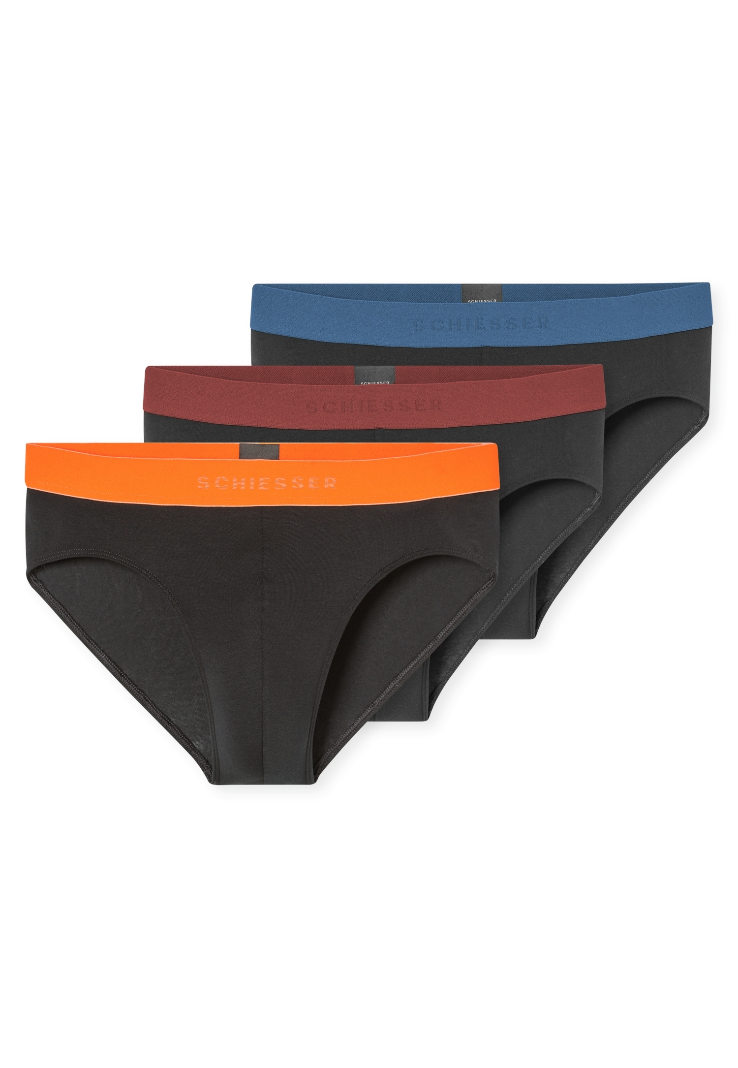 Schiesser Rioslip »95/5 Multipacks« 3er Pack,  mit sportlichem Logo-Webgummibund