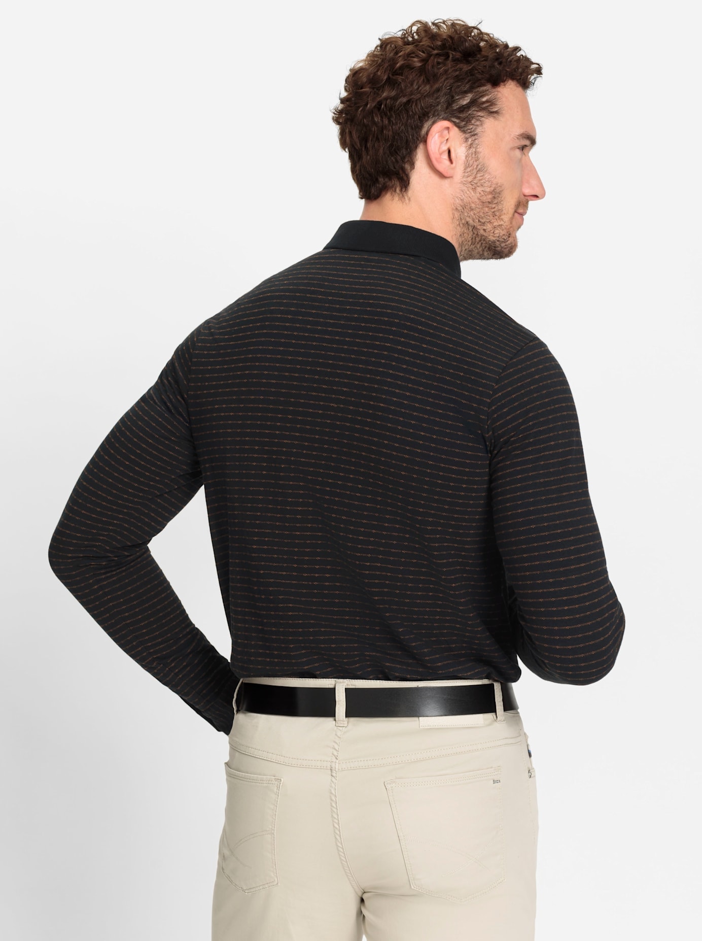 Marco Donati Poloshirt »Langarm-Shirt«, (1 tlg.)