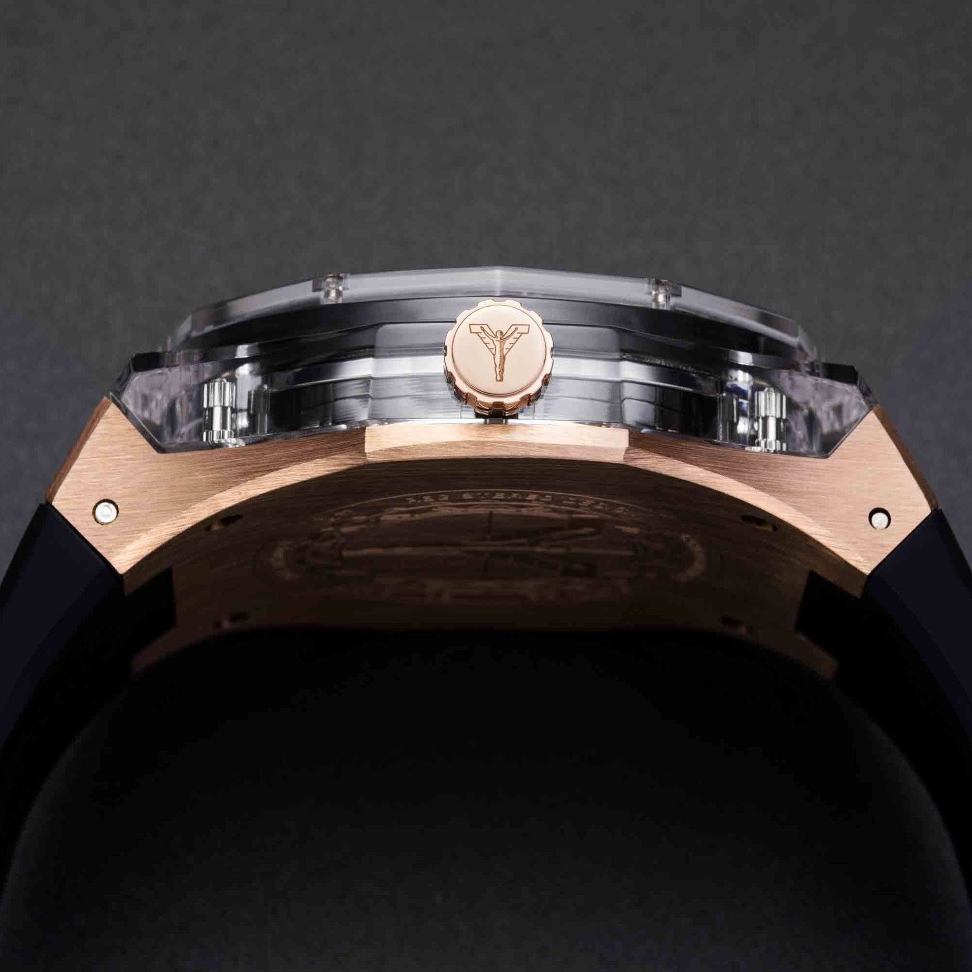 CARLO COLUCCI Quarzuhr »CC504-1« Armbanduhr, Herrenuhr, Silikonarmband, analog