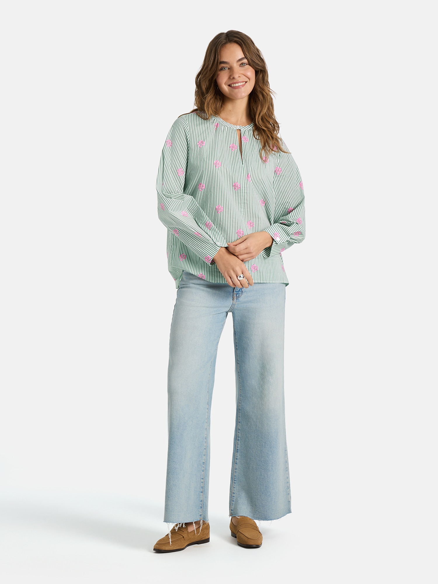 Lieblingsstück Langarmbluse »RymL« mit geknöpften Ärmeln