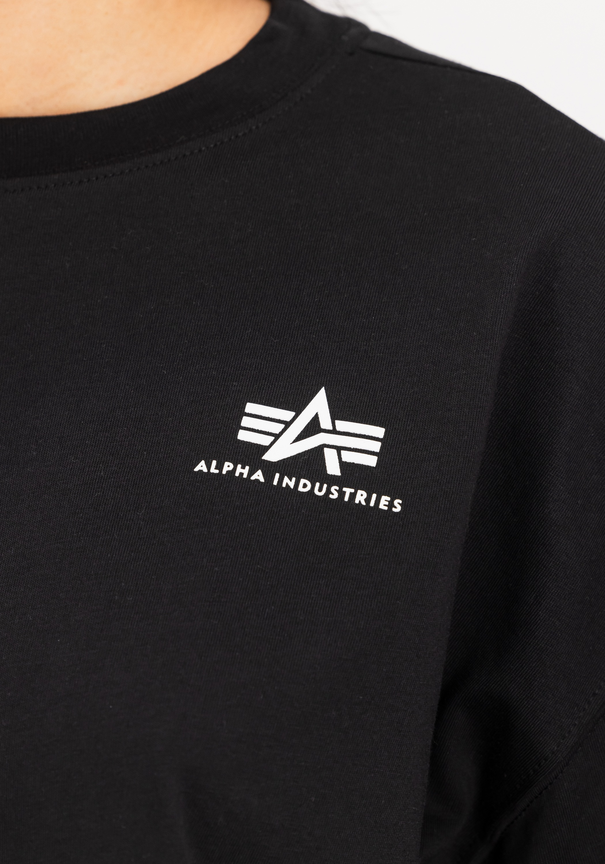 Alpha Industries T-Shirt »Basic T-Shirt SL Cropped PP W«