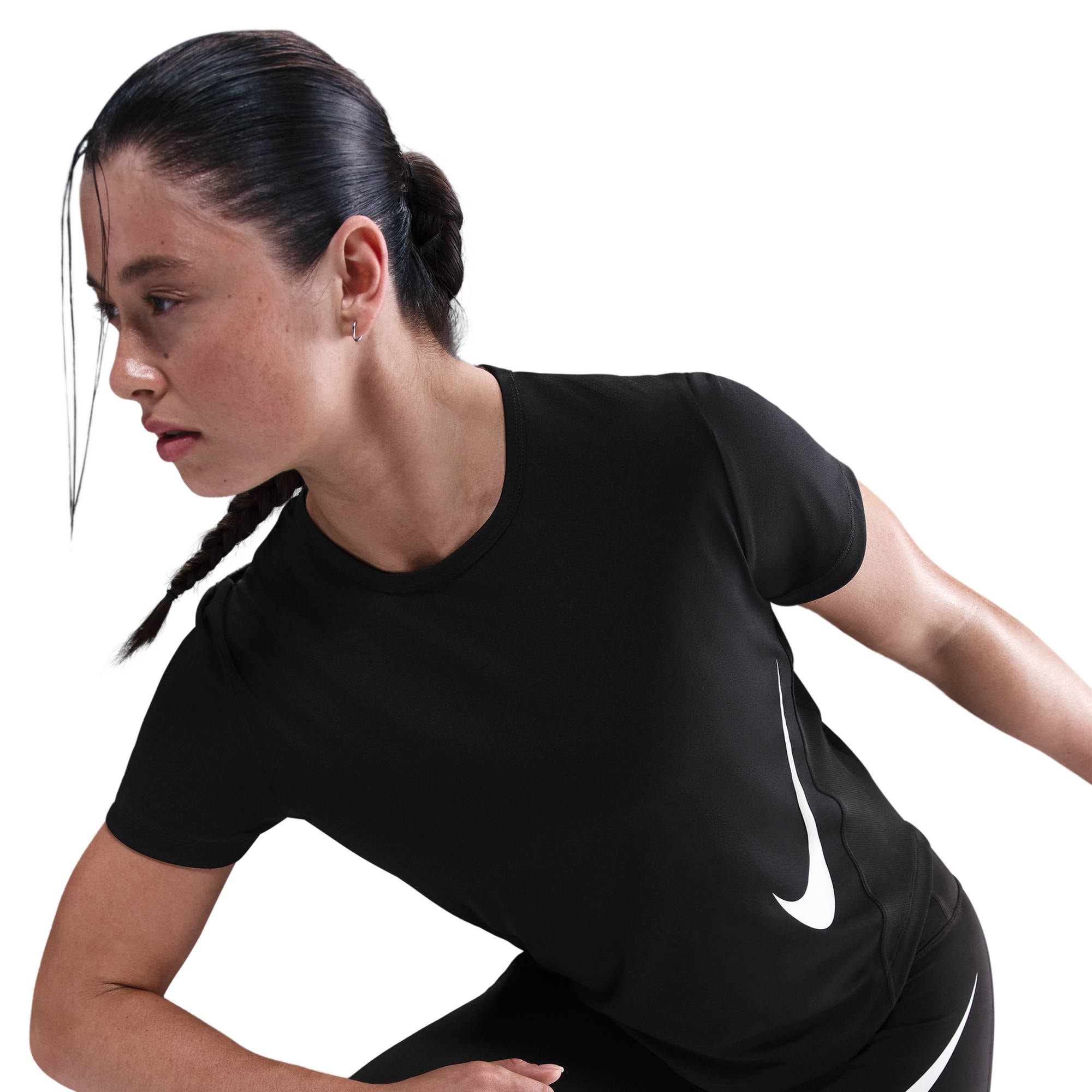 Nike Lauftop »W NK TEMPO SWSH HBR DF SS TOP«