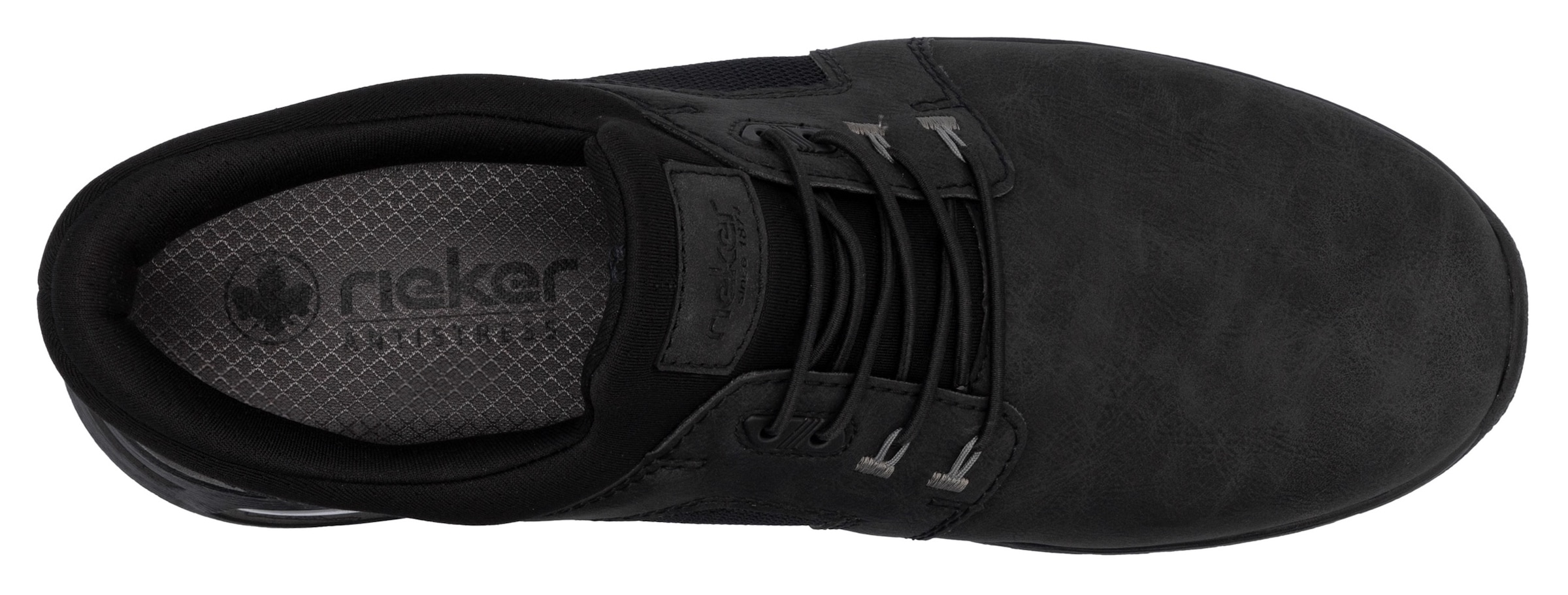 Rieker Slip-On Sneaker, Freizeitschuh, Halbschuh, Schlupfschuh mit gepolstertem Schaftrand