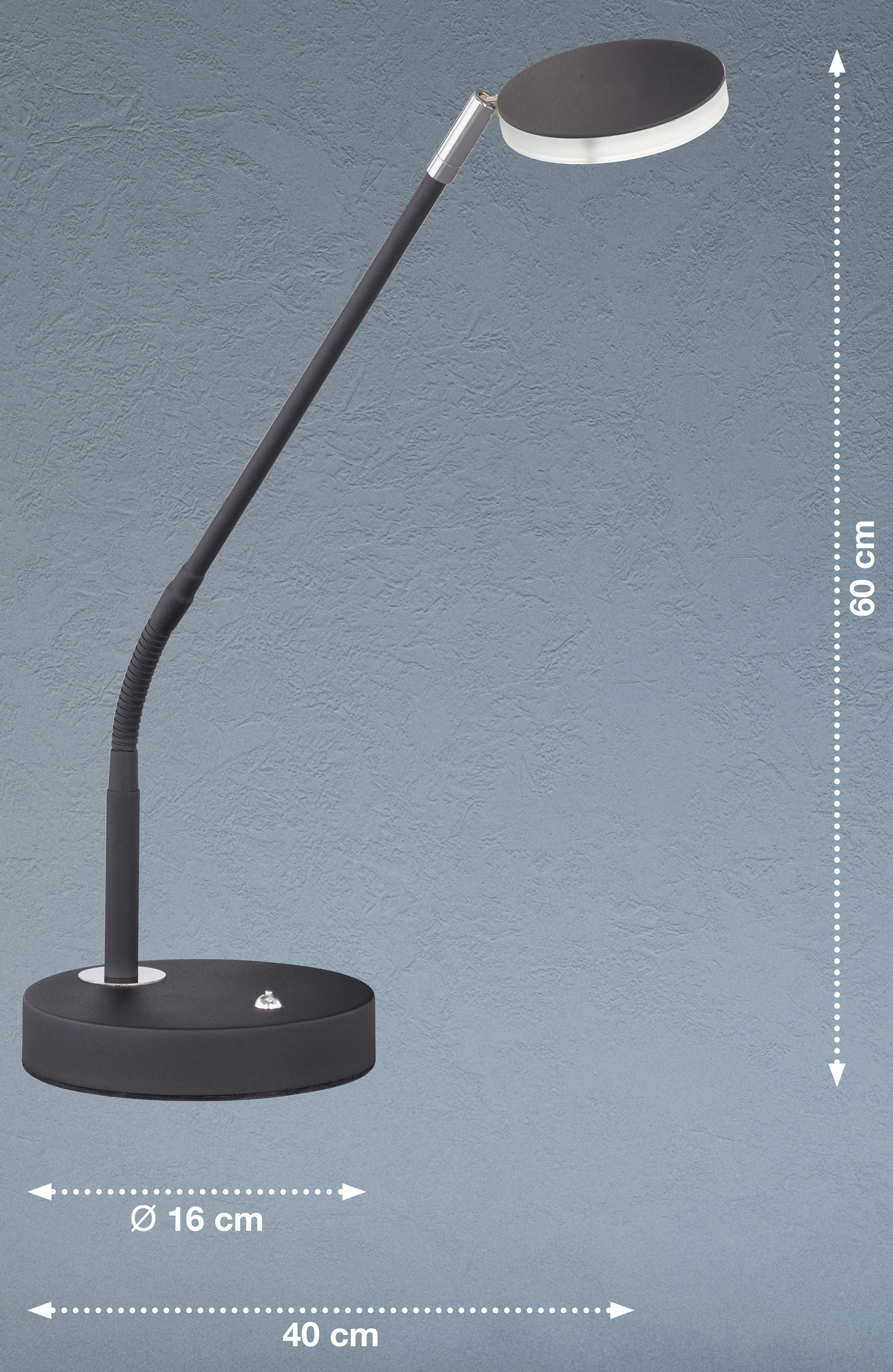 1 LED Schreibtischlampe easy! flammig-flammig im Online Shop OTTO kaufen »Luna«, FHL