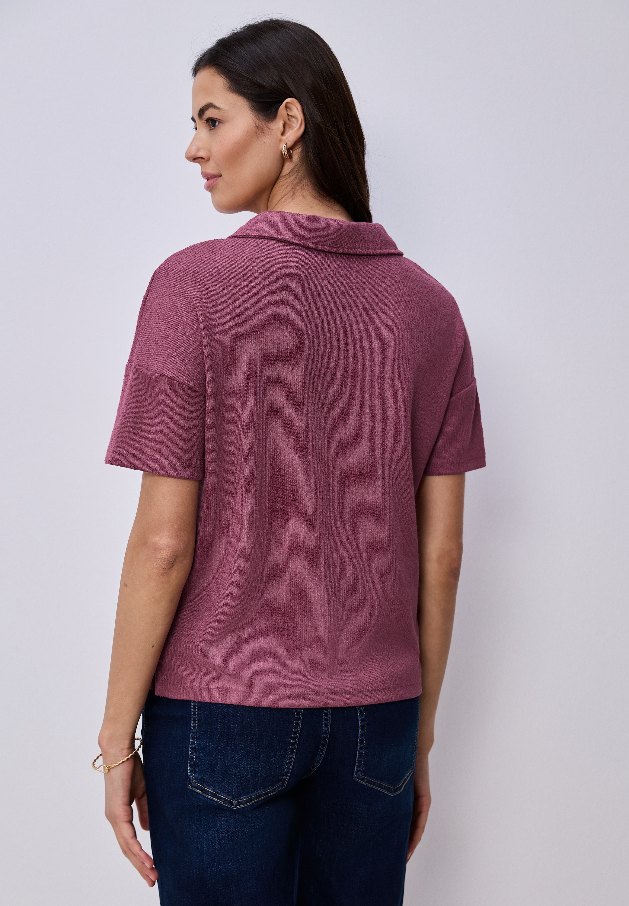 STREET ONE Poloshirt mit Stretchanteil