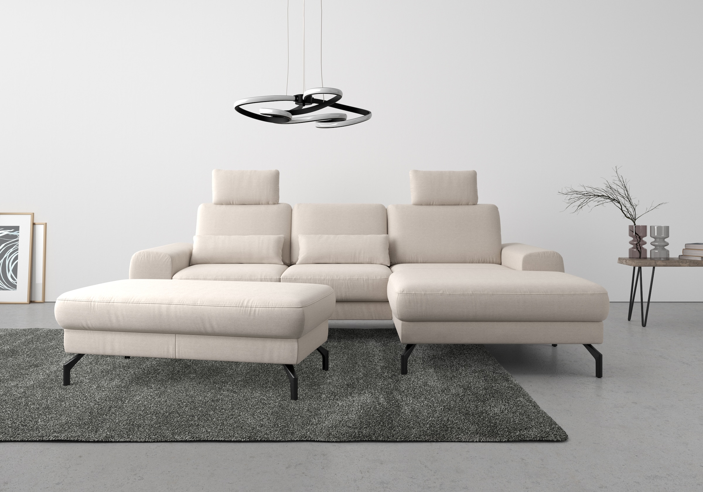 sit&more Hockerbank »Cinturo«, mit Federkern, Sitzhöhe 48 cm