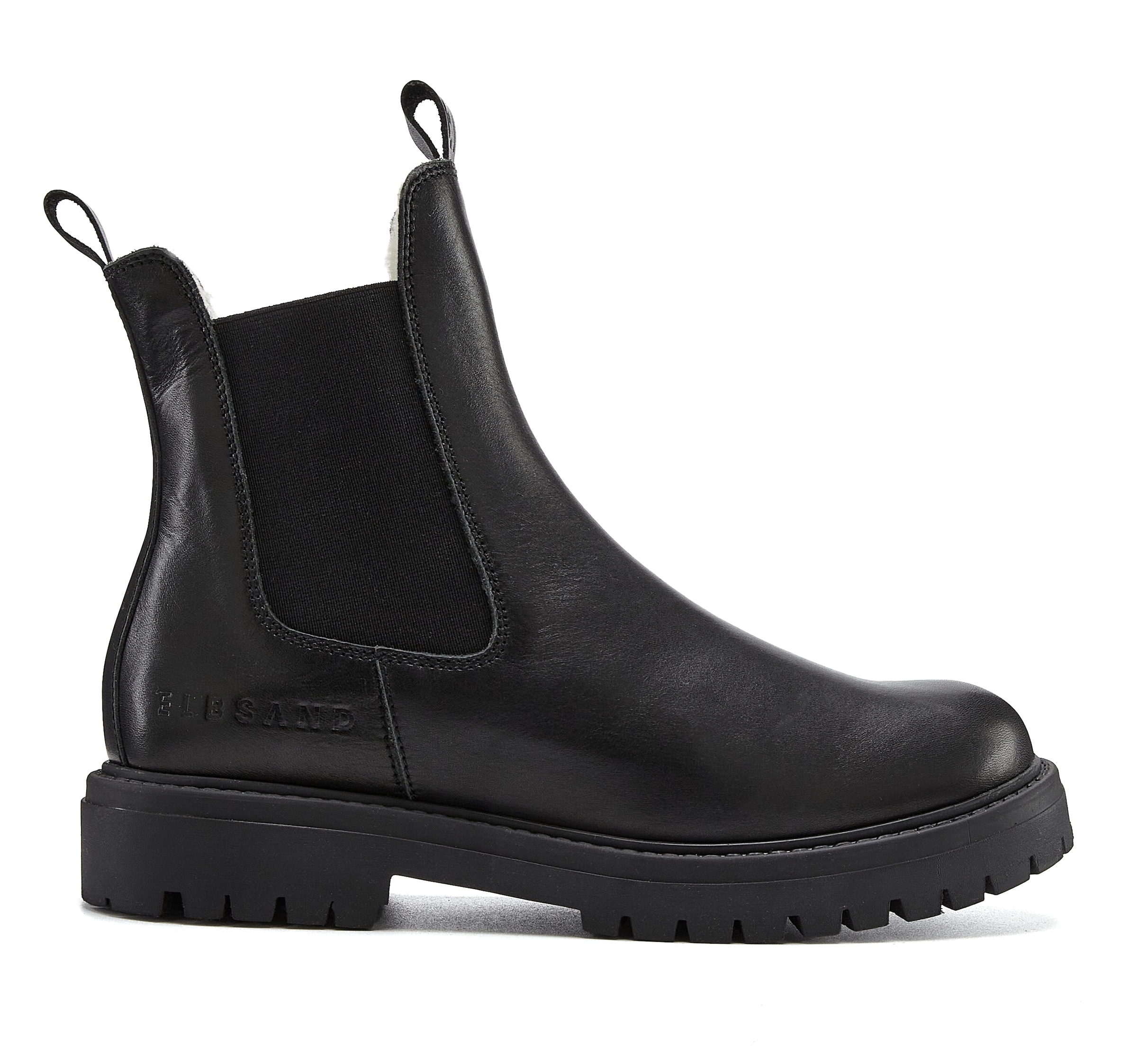 Elbsand Stiefelette »Chelseaboots«, Stiefel, Boots, Winterstiefel, Schlupfstiefel aus Leder mit Warmfutter