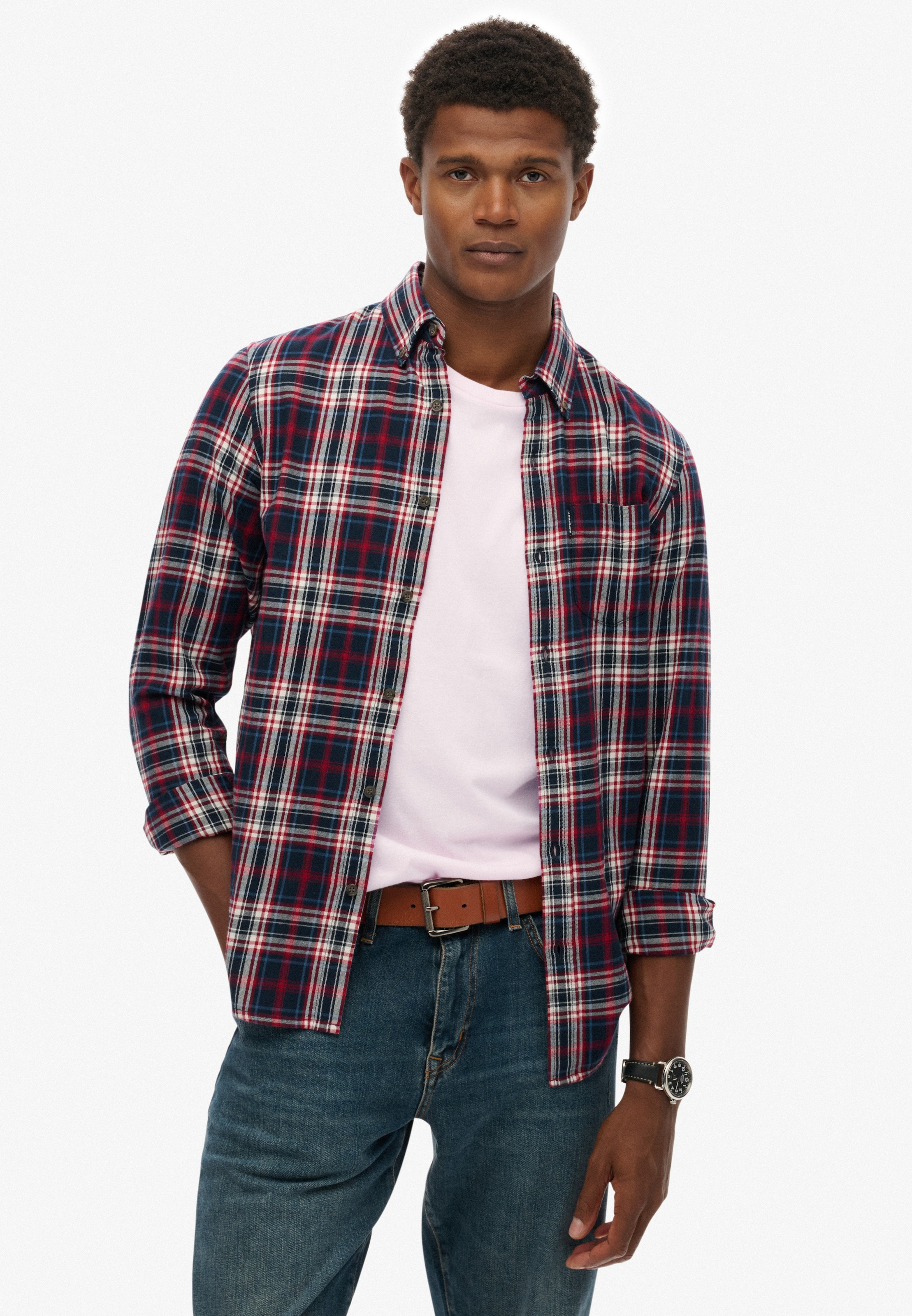 Superdry Langarmhemd »VINTAGE CHECK SHIRT«, Größe XXL
