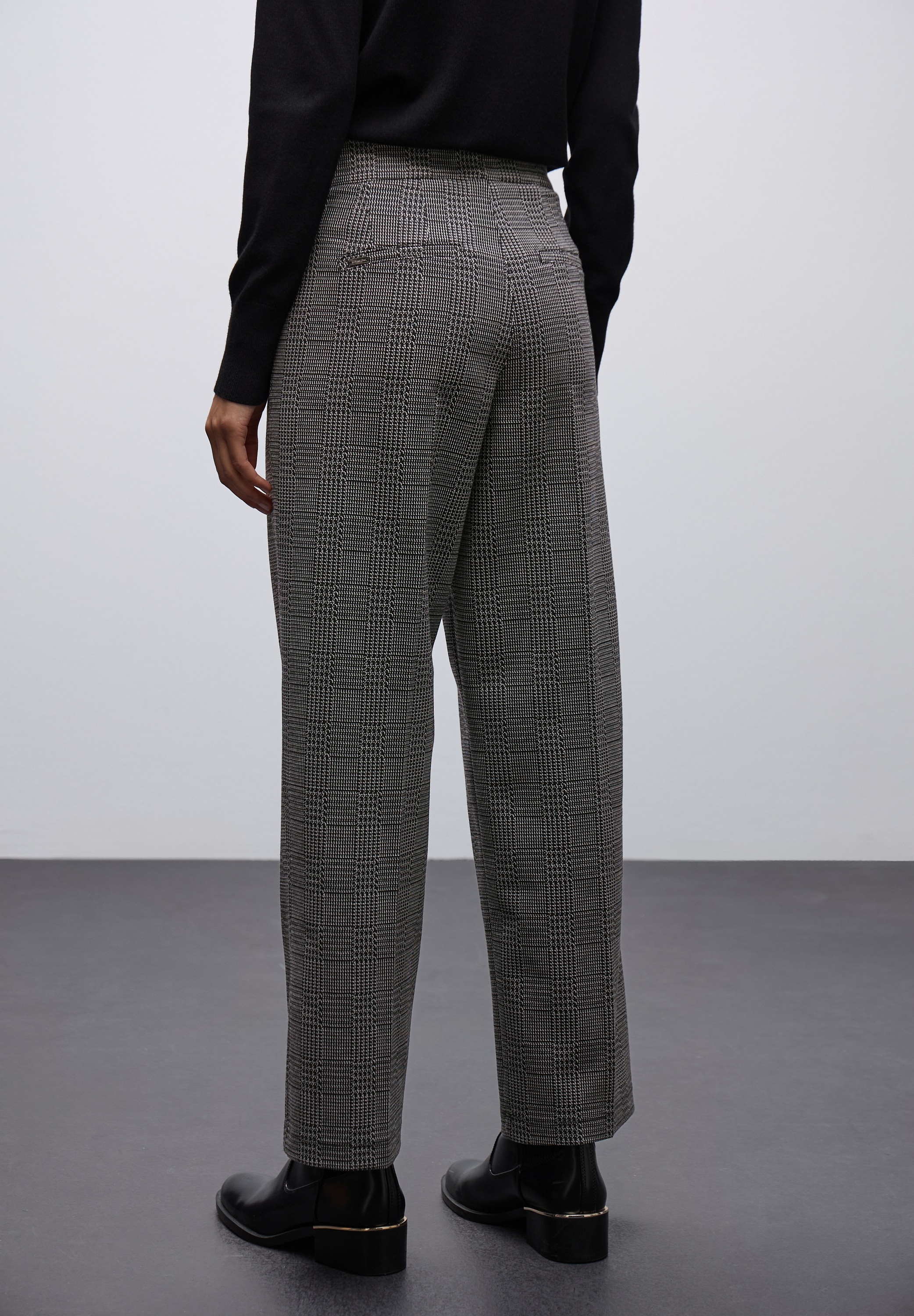 STREET ONE Webhose  mit Karo Muster