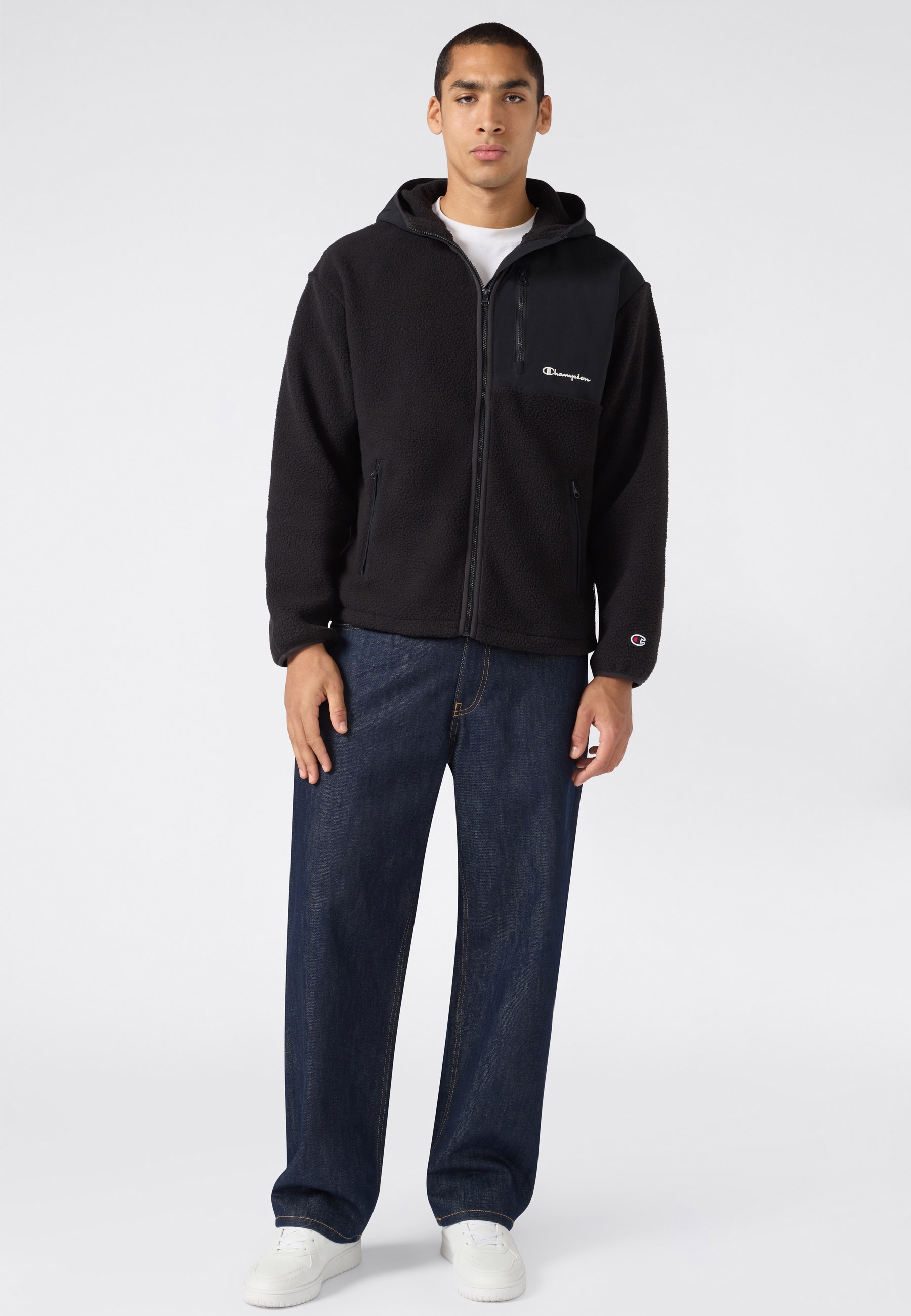Champion »SPORTWEAR ZIP-UP HOODIE Relax Fit Polar« mit Taschen und Logostickereien