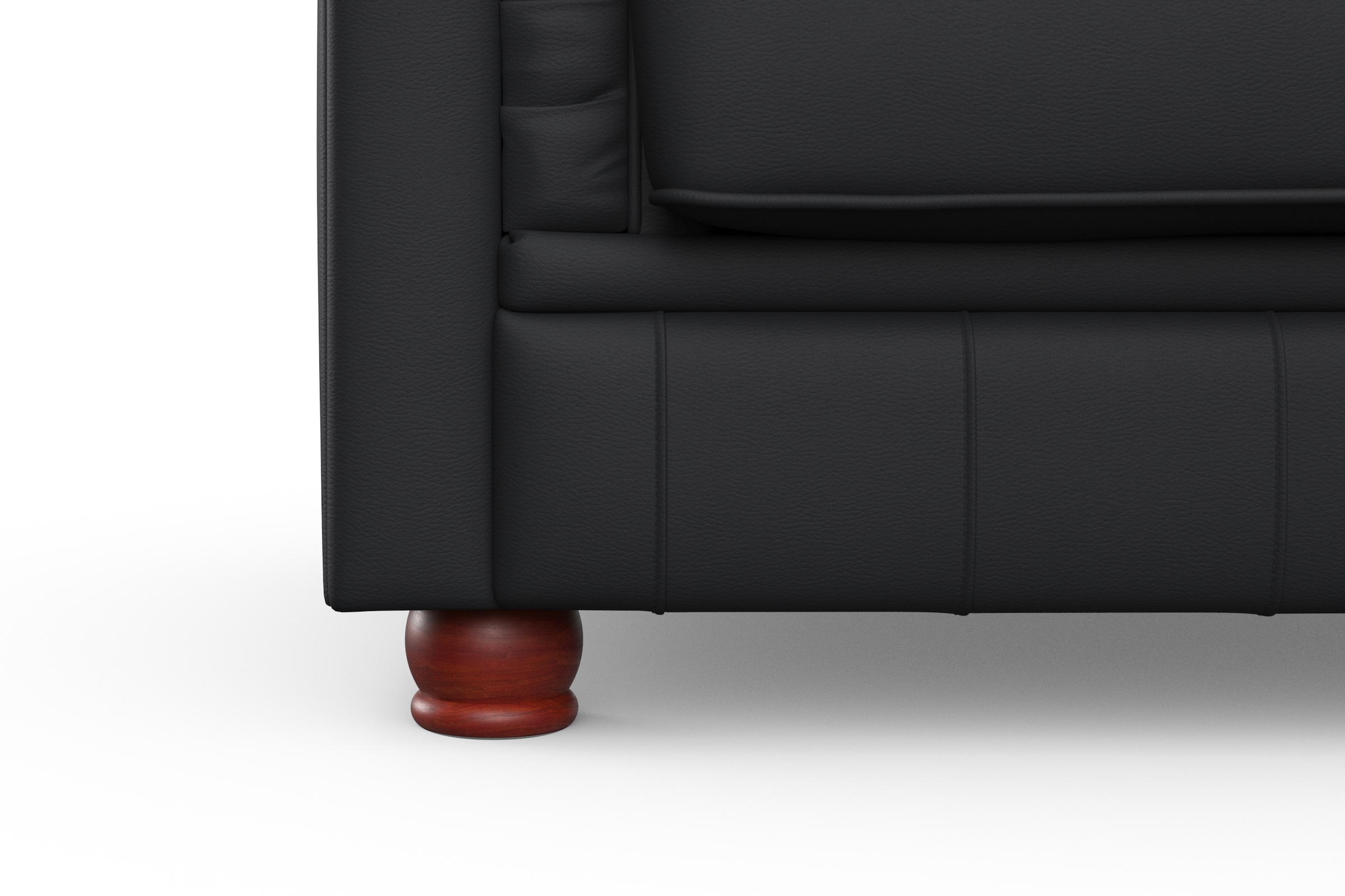 Max Winzer® Chesterfield-Sofa »Kent edel und bequem, tolle Detailverarbeitung, komfortable Armlehnen«, 3-Sitzer mit aufwendiger Knopfheftung, Breite 205 cm