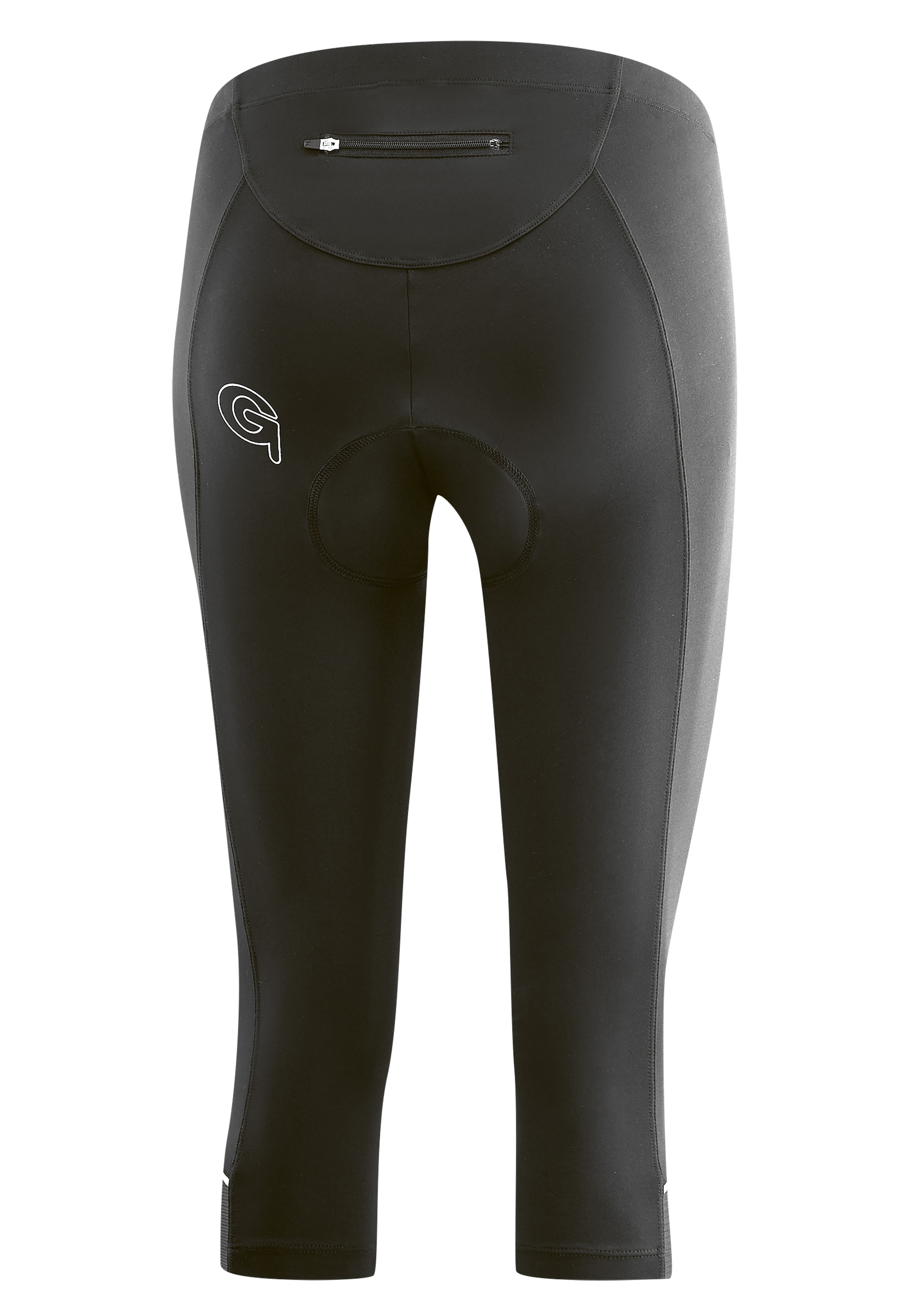 Gonso Fahrradhose »Essential Tight 3/4 W«, Damen 3/4 Radhose mit Sitzpolster, atmungsaktive Radlerhose, Tight Fit