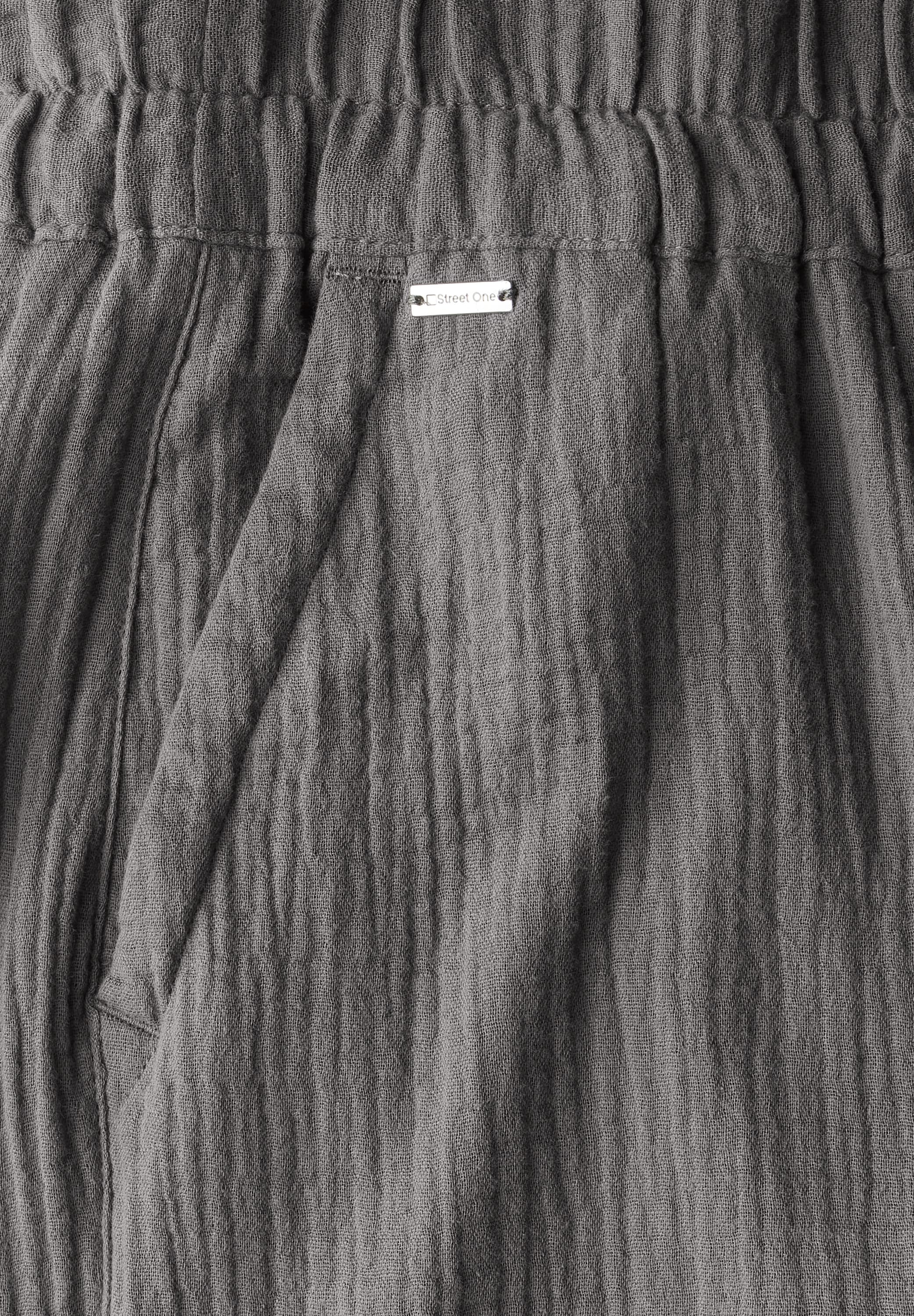 STREET ONE Stoffhose, Sommerhose in Struktur-Optik