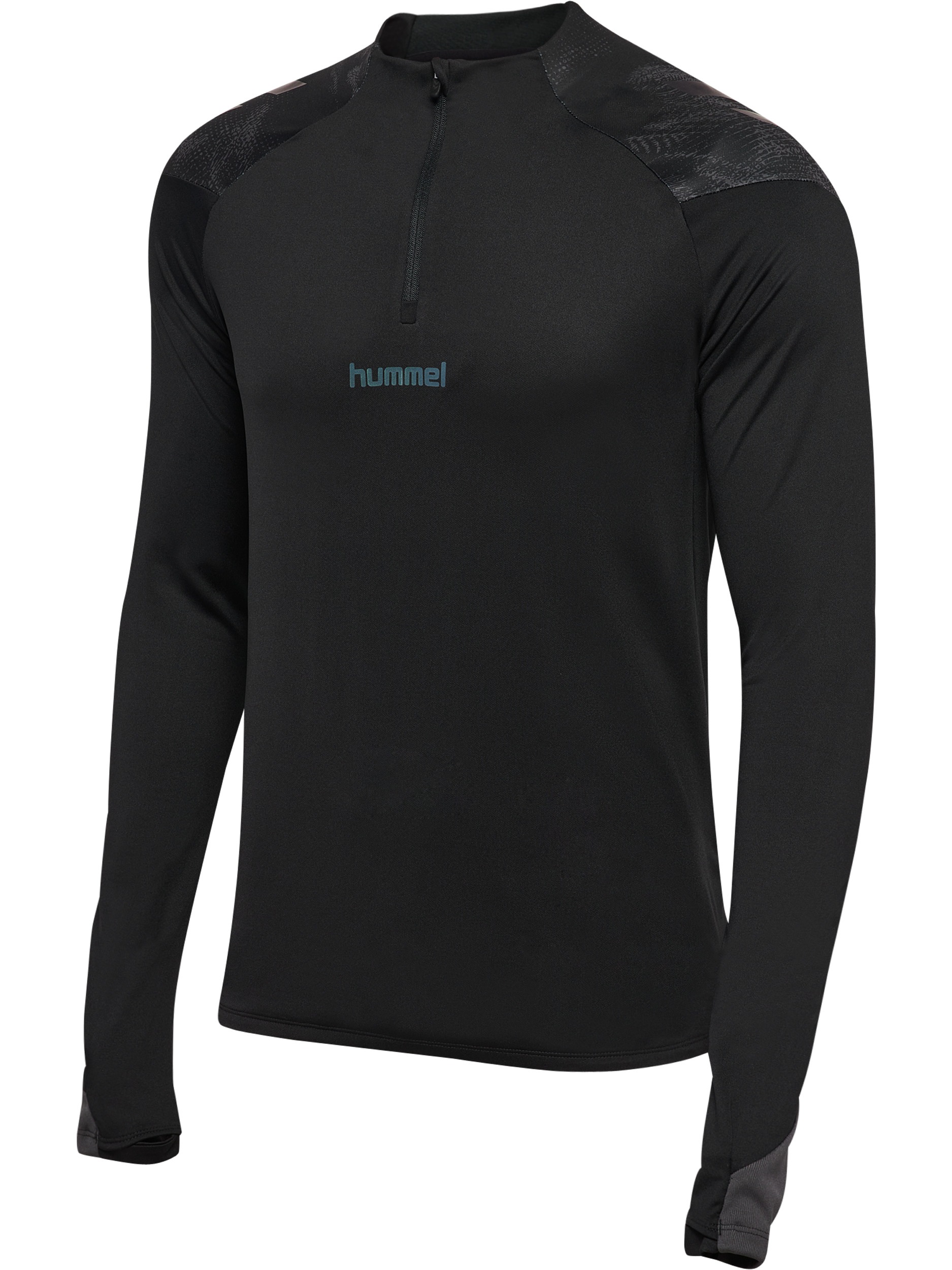 hummel Trainingsshirt »HMlBLAZE26 PRO TRAINING HALF ZIP« mit Daumenloch, aus Polyester und Elasthan, normaler Schnitt