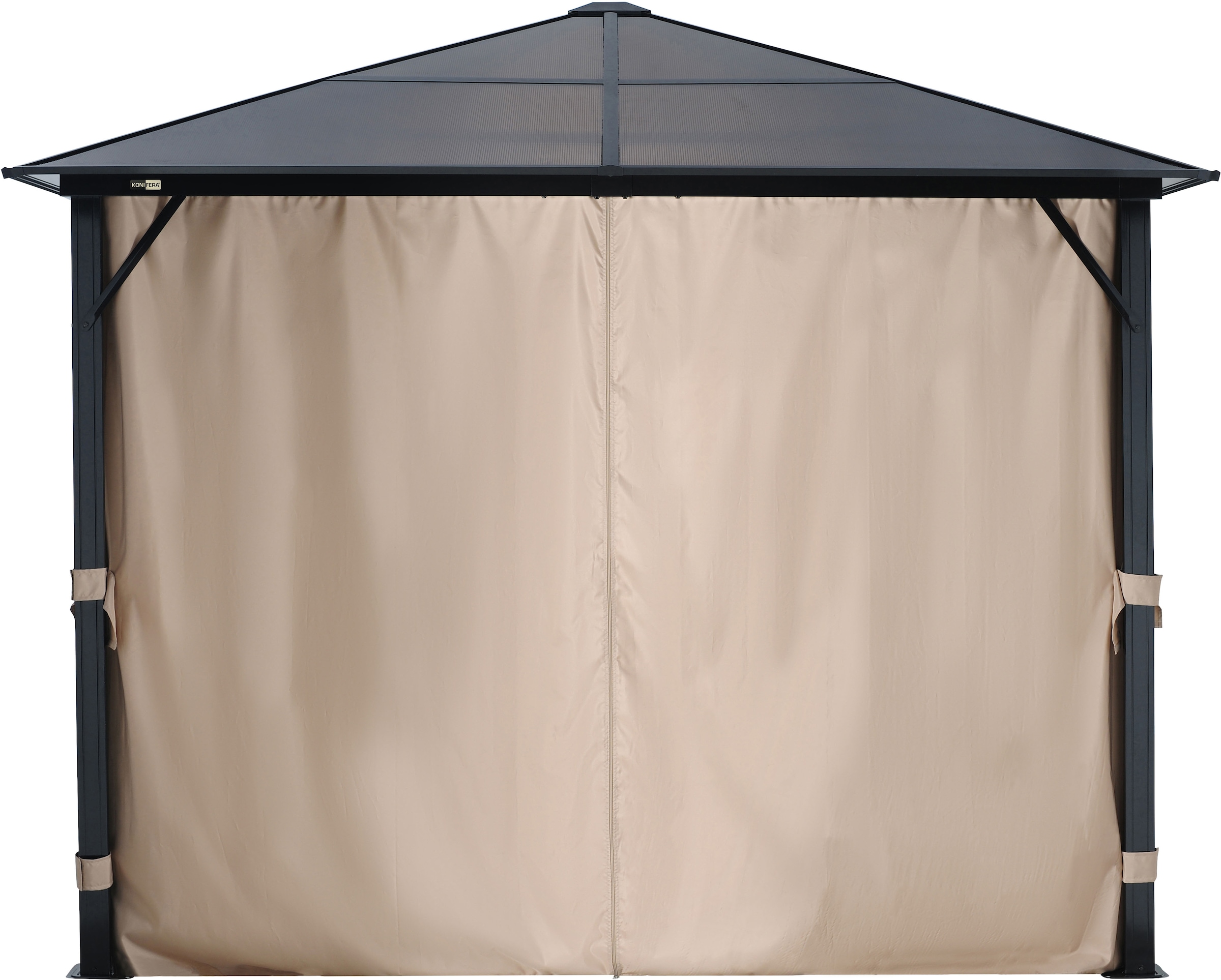 KONIFERA Pavillon »Aruba 2.0«, in Sockelmaß: 300x300 cm oder 365x300 cm