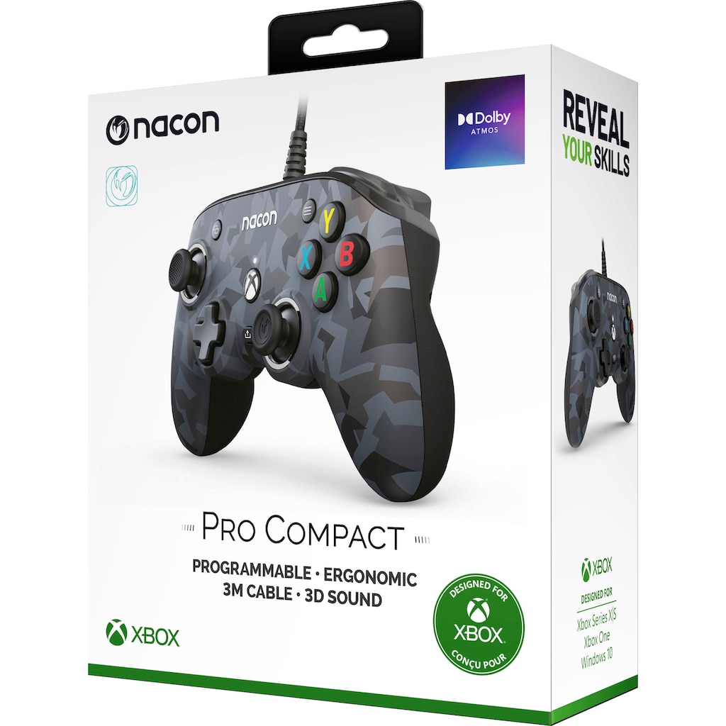 nacon Gaming-Controller »NA010343 Xbox Compact Controller PRO, kabelgebunden, 3D-Klang«