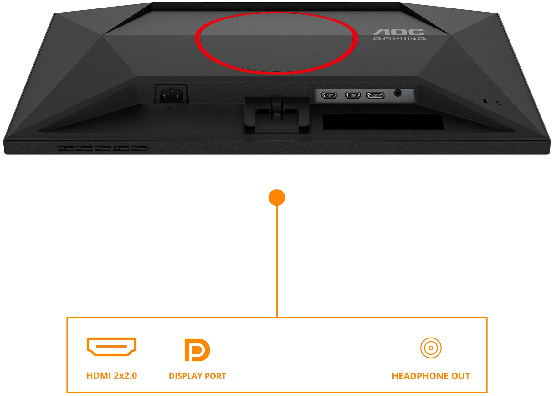 AOC LED-Monitor »25G4SRE« 62 cm/25 ″  1920 x 1080 px Full HD 1 Reaktionszeit 310 Hz