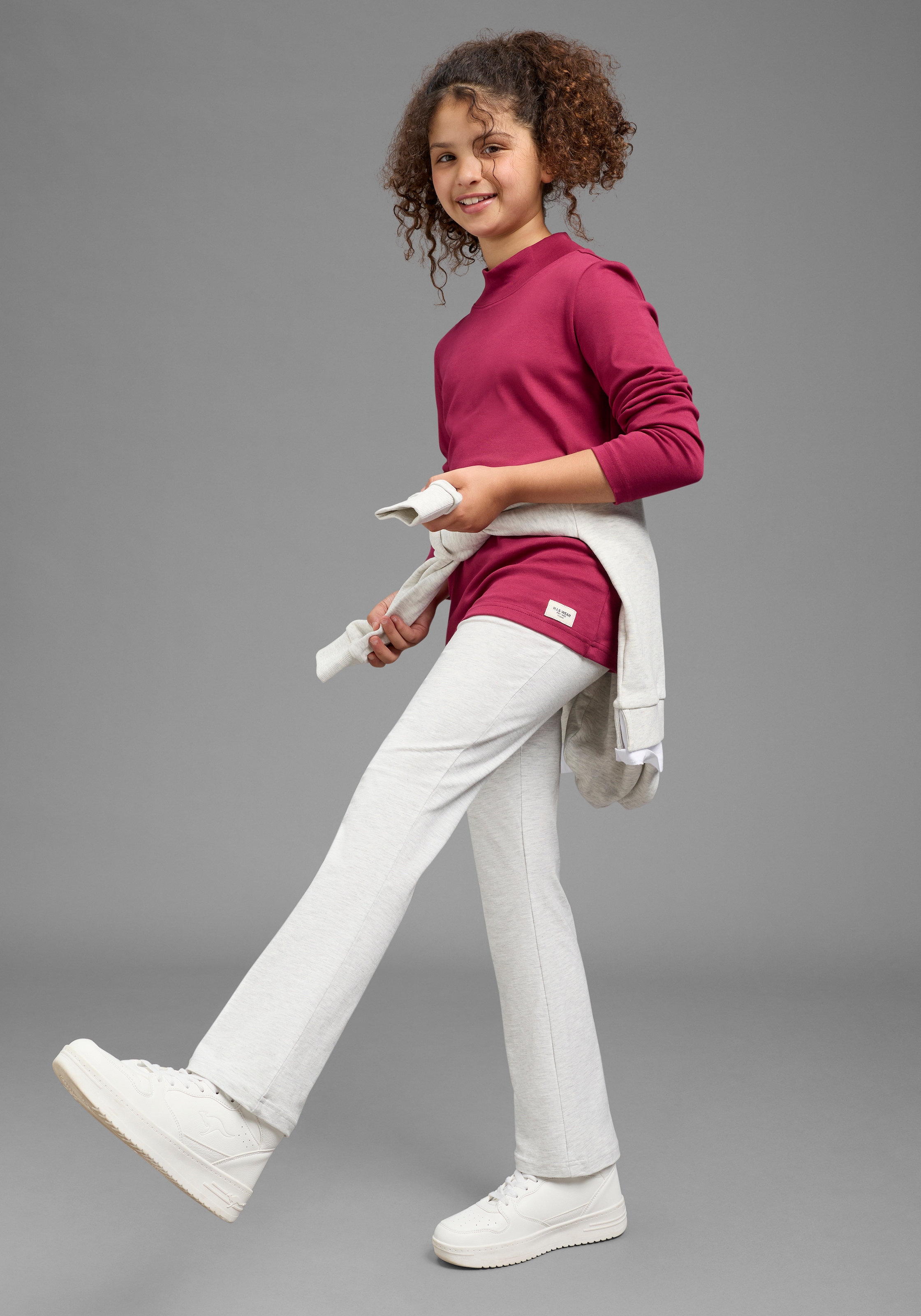 H.I.S Leggings »2er Packung Leggings mit Schlag für Mädchen«  Für TEENS. 2er Packung Jazzpants