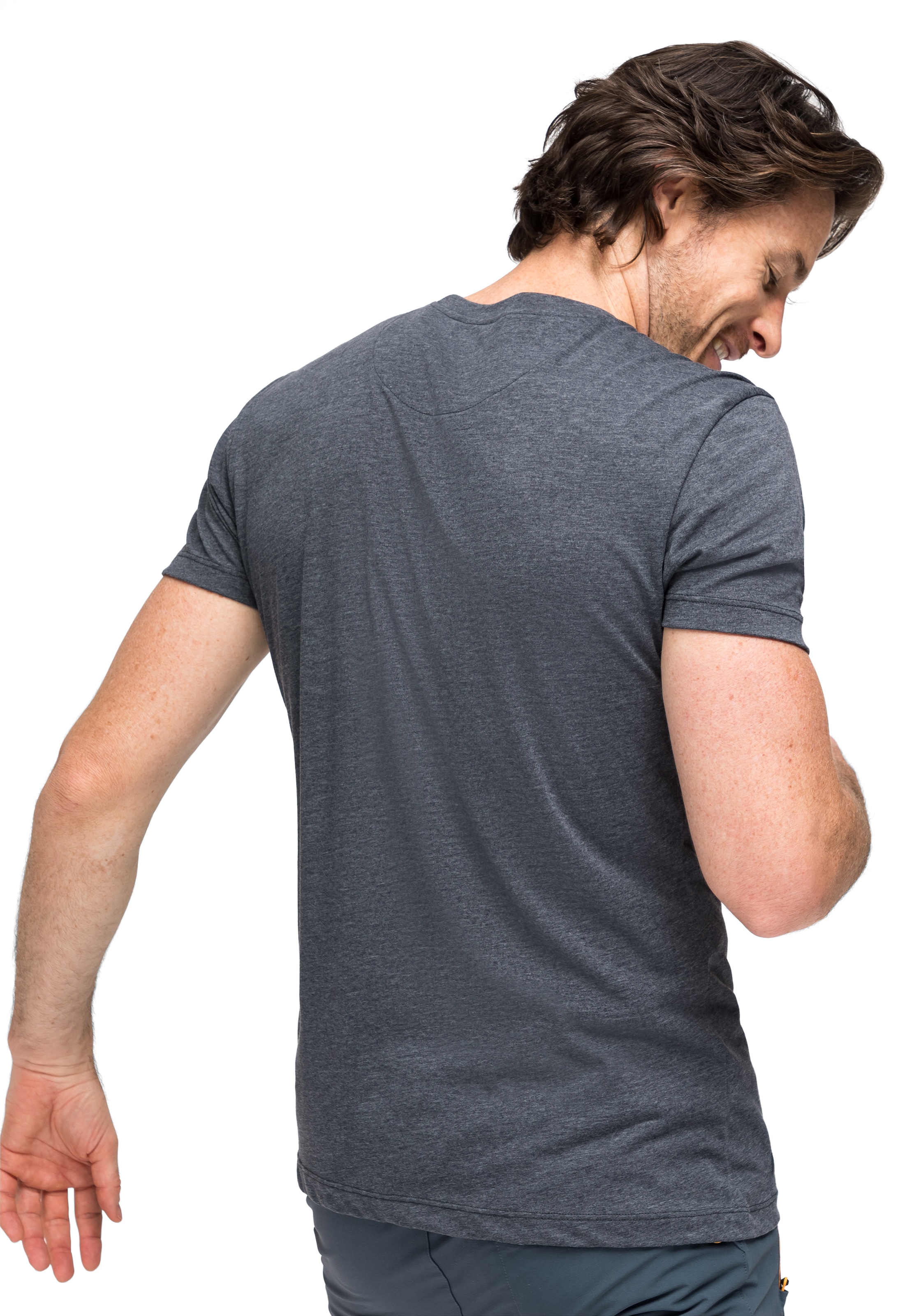Maier Sports T-Shirt »Phonetic Tee M«, Herren Kurzarmshirt mit Print für Wandern und Freizeit