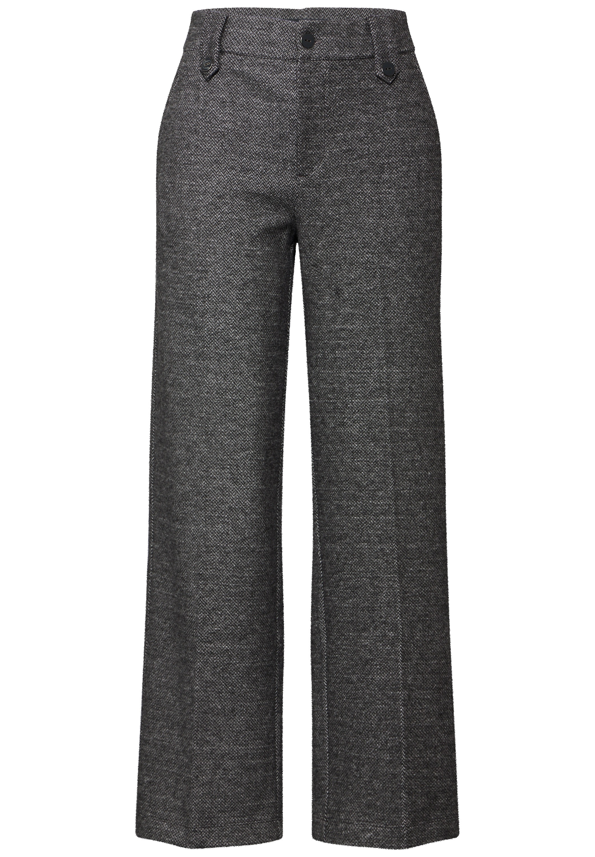 STREET ONE Stoffhose, Fishbone-Hose im Casual Fit