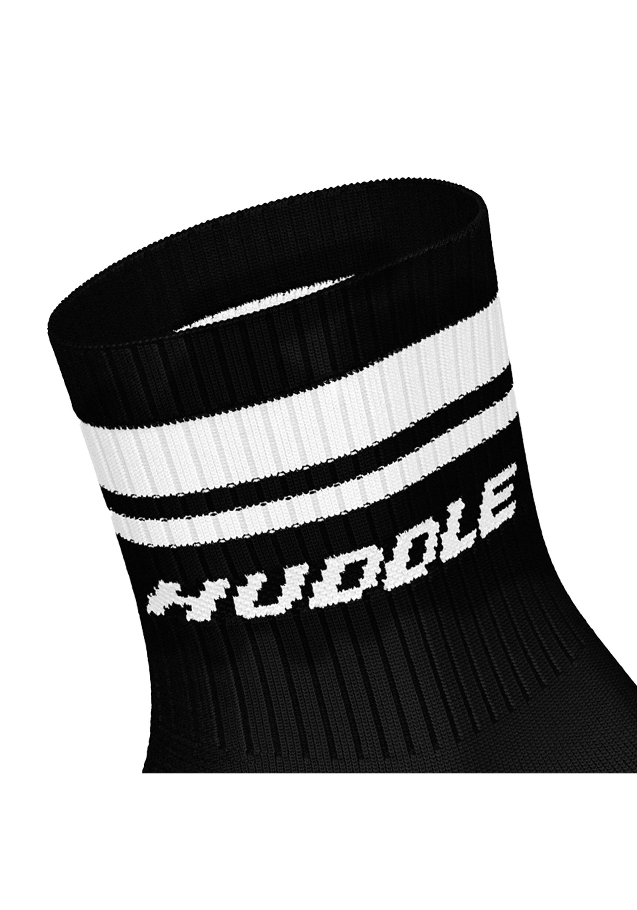 HUDDLE Kurzsocken »Socken HUDDLE 6pk Short Crew Socks Double Stripe 6er Pack« 6 Paar tlg.