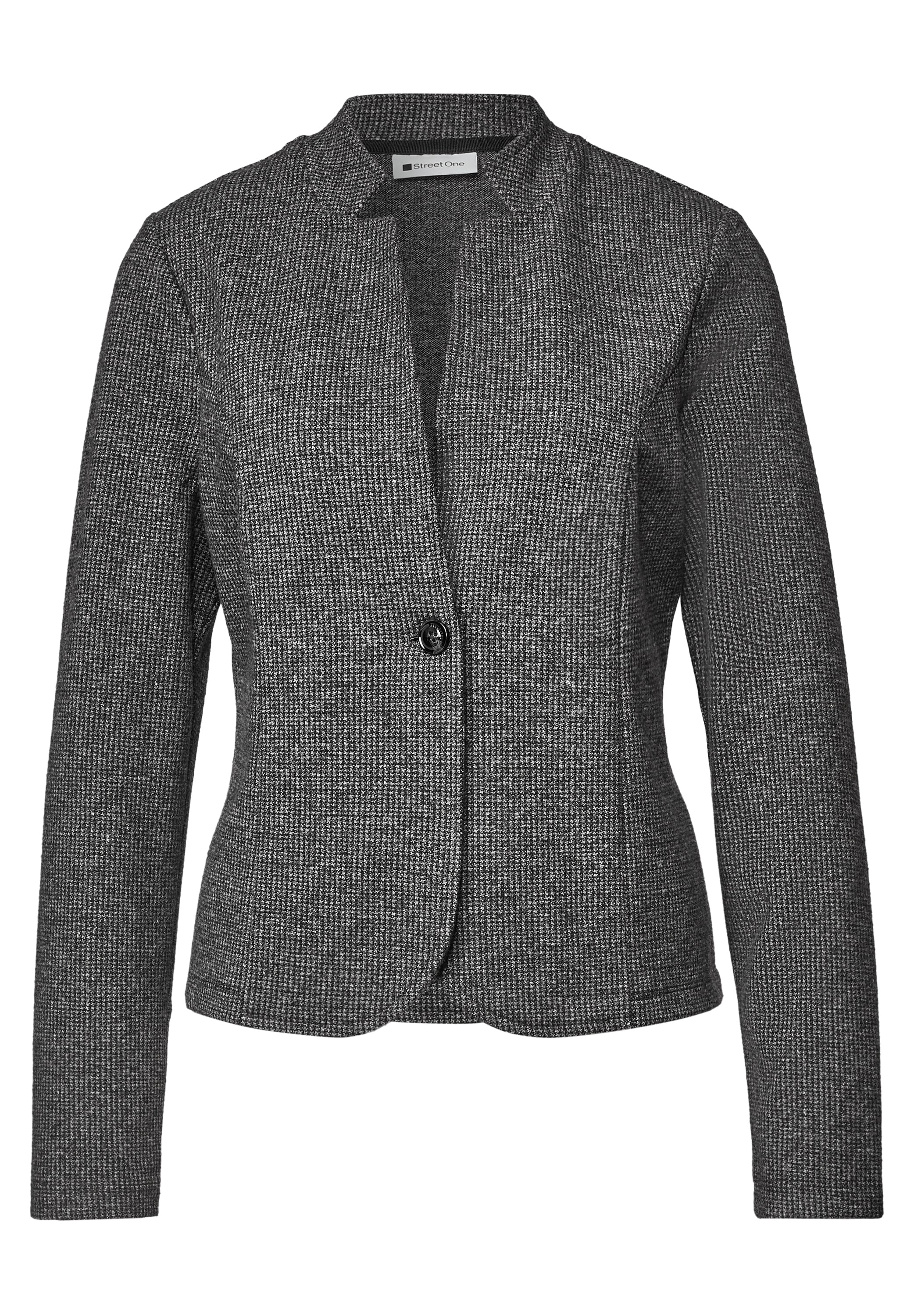 STREET ONE Kurzblazer mit Houndstooth-Muster