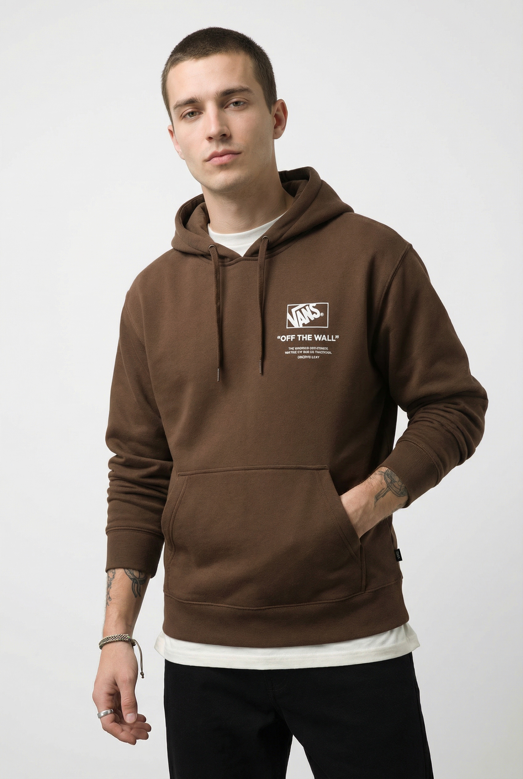 Vans Kapuzensweatshirt »STACKED HI PULLOVER«, sportlicher Schnitt, mit Kapuze und Kordelzug, mit Kängurutasche
