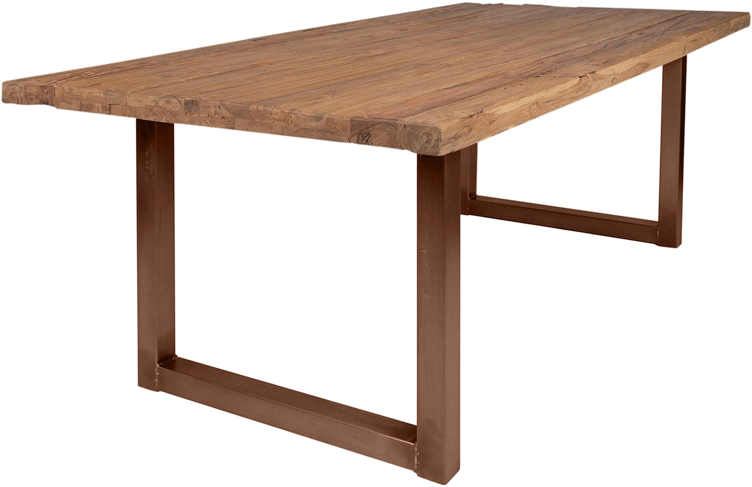 Esstisch »Tops&Tables«, mit rustikaler Tischplatte aus recyceltem Altholz Teak