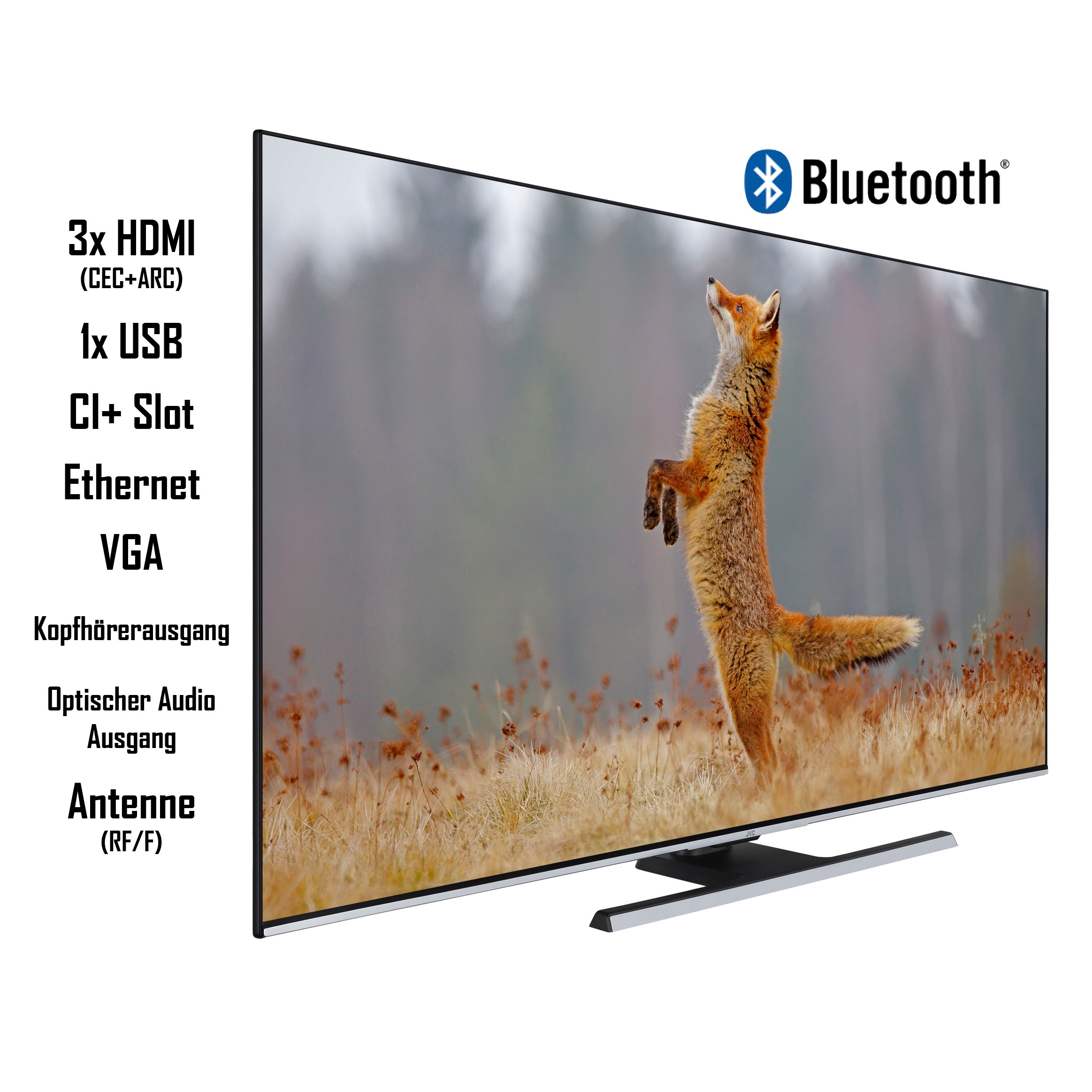 JVC LED-Fernseher, 146 cm/58 Zoll, 4K Ultra HD, Smart-TV
