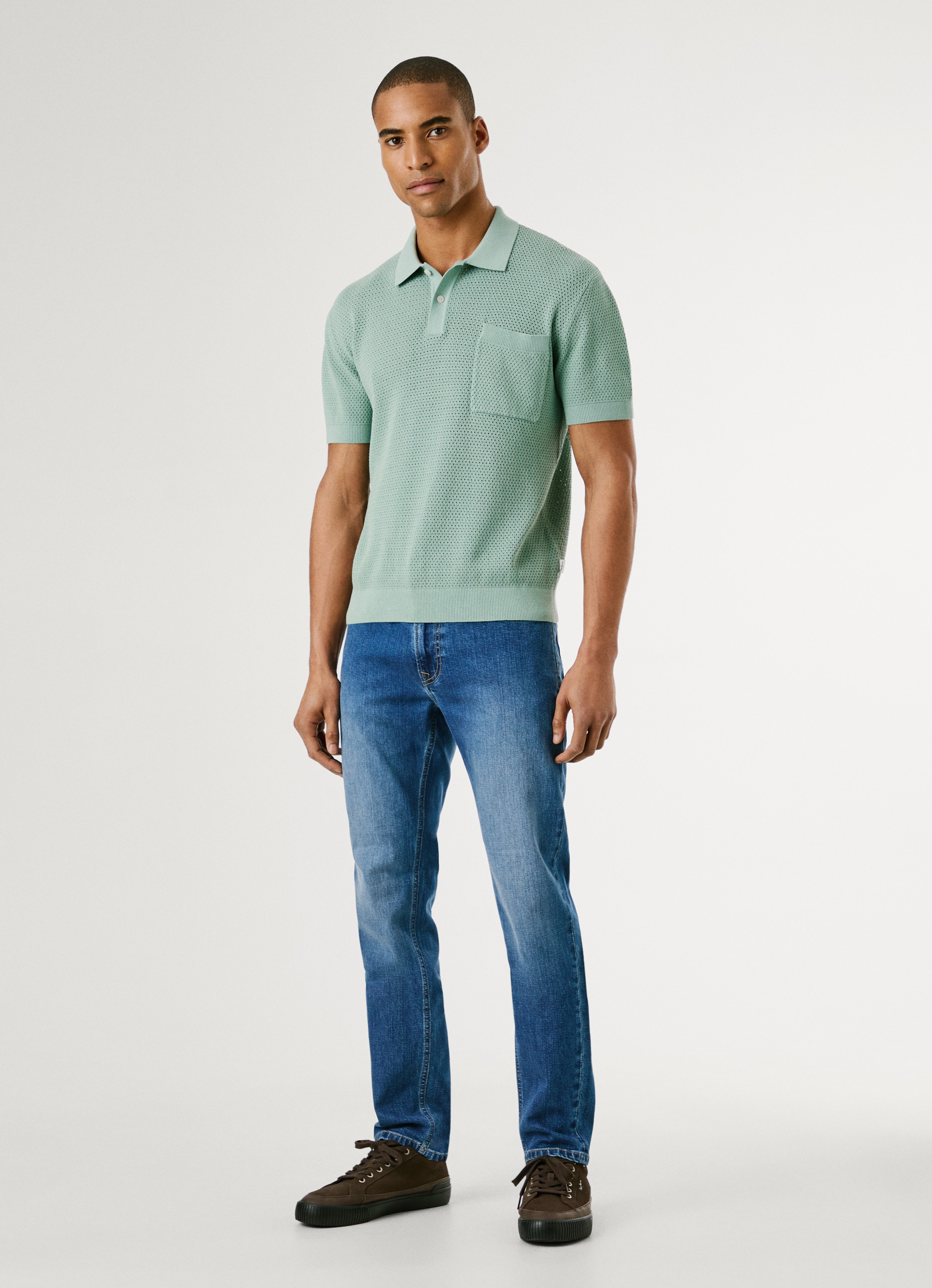 Pepe Jeans Tapered-fit-Jeans »TAPERED JEANS STANLEY«, Ziernähte an den Gesäßtaschen