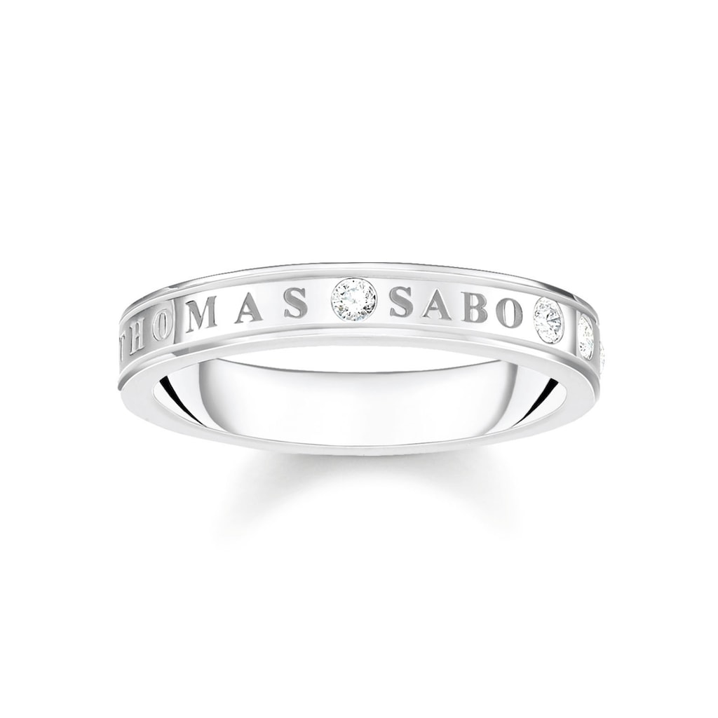 THOMAS SABO Fingerring »mit weißen Steinen, TR2253-051-14-52,54,56,58«