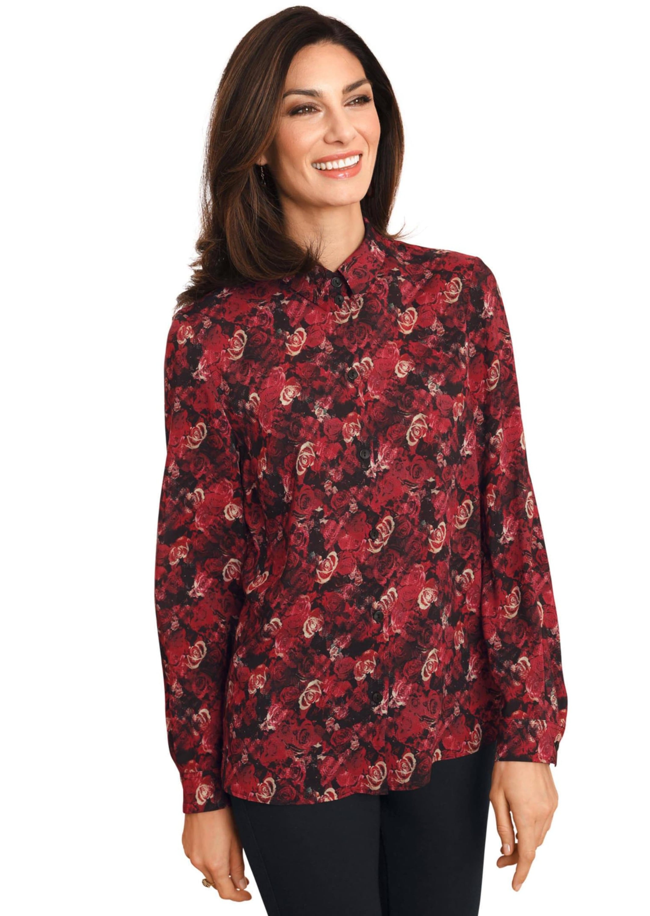 GOLDNER Druckbluse »Druckbluse Elegante Bluse in trageangenehmer Qualität«