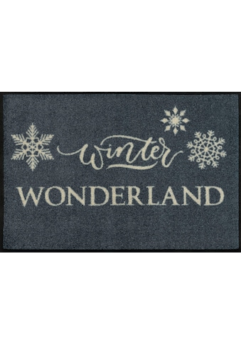 wash+dry by Kleen-Tex Fußmatte »Winter Wonderland«, rechteckig, 7 mm Höhe,... kaufen