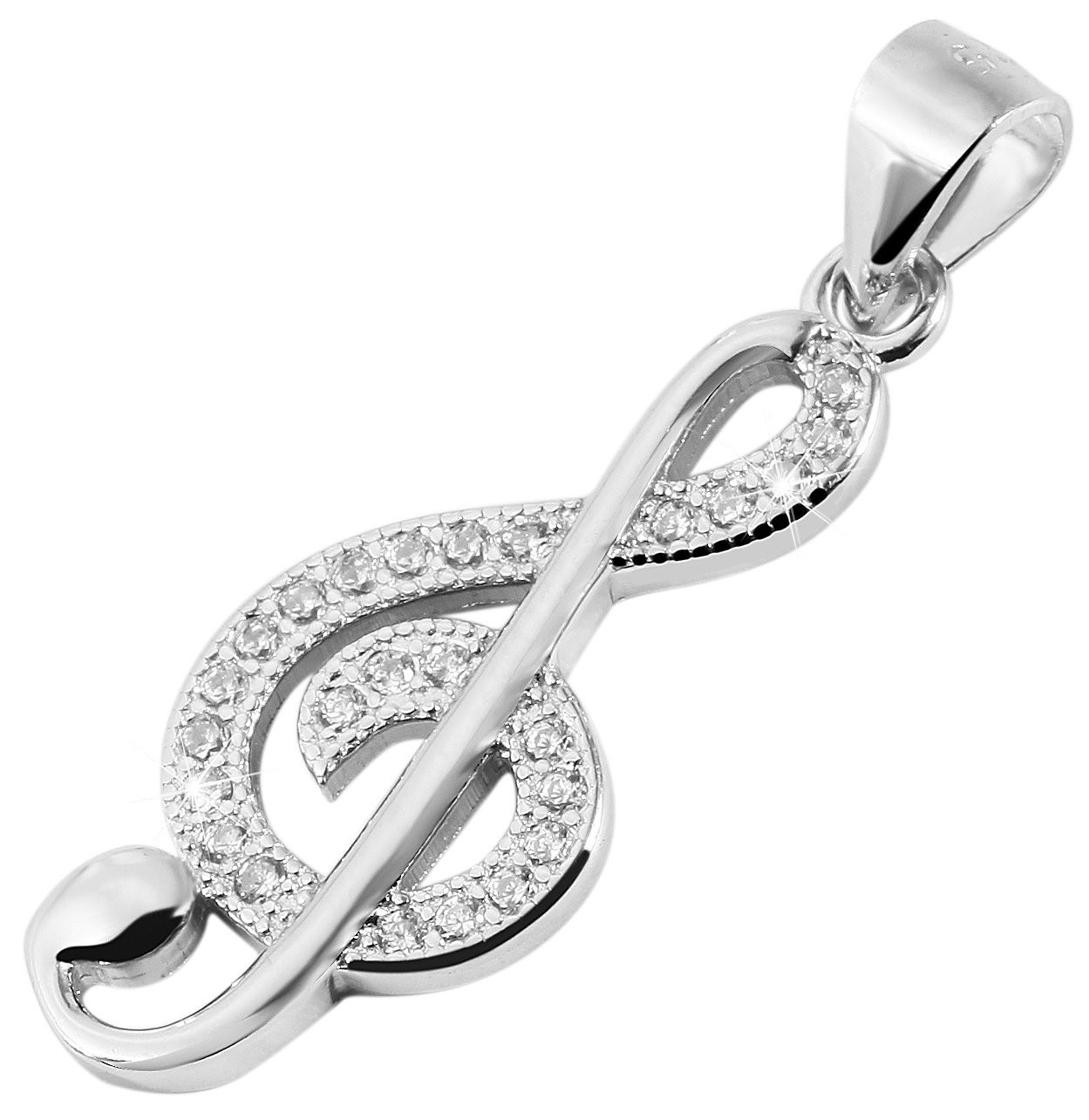 Adelia´s Kettenanhänger »Damen Anhänger aus 925 Silber mit Zirkonia«