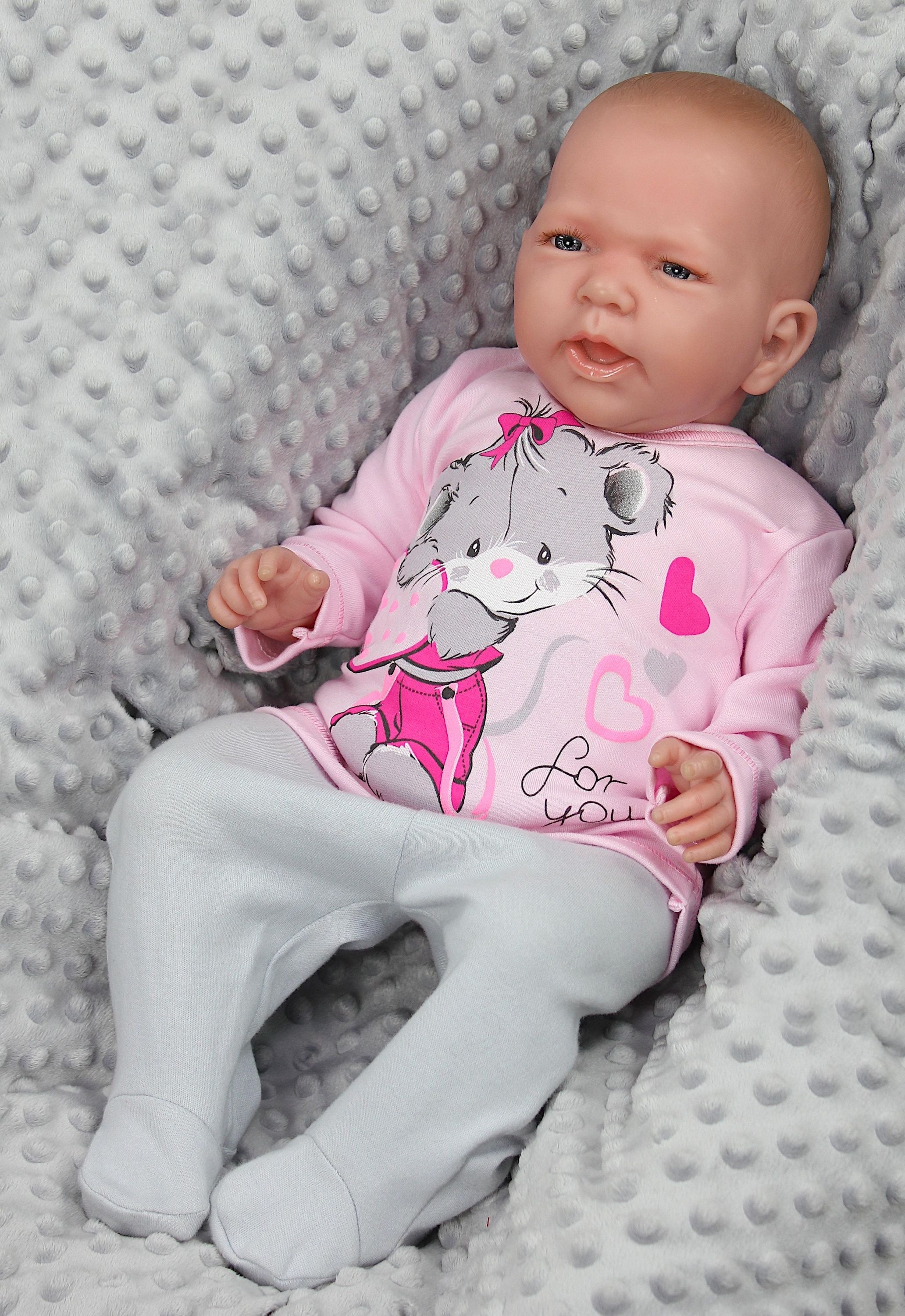 TupTam Langarmshirt »Shirt Unisex Baby Langarmshirt mit Spruch Aufdruck 3er Set«