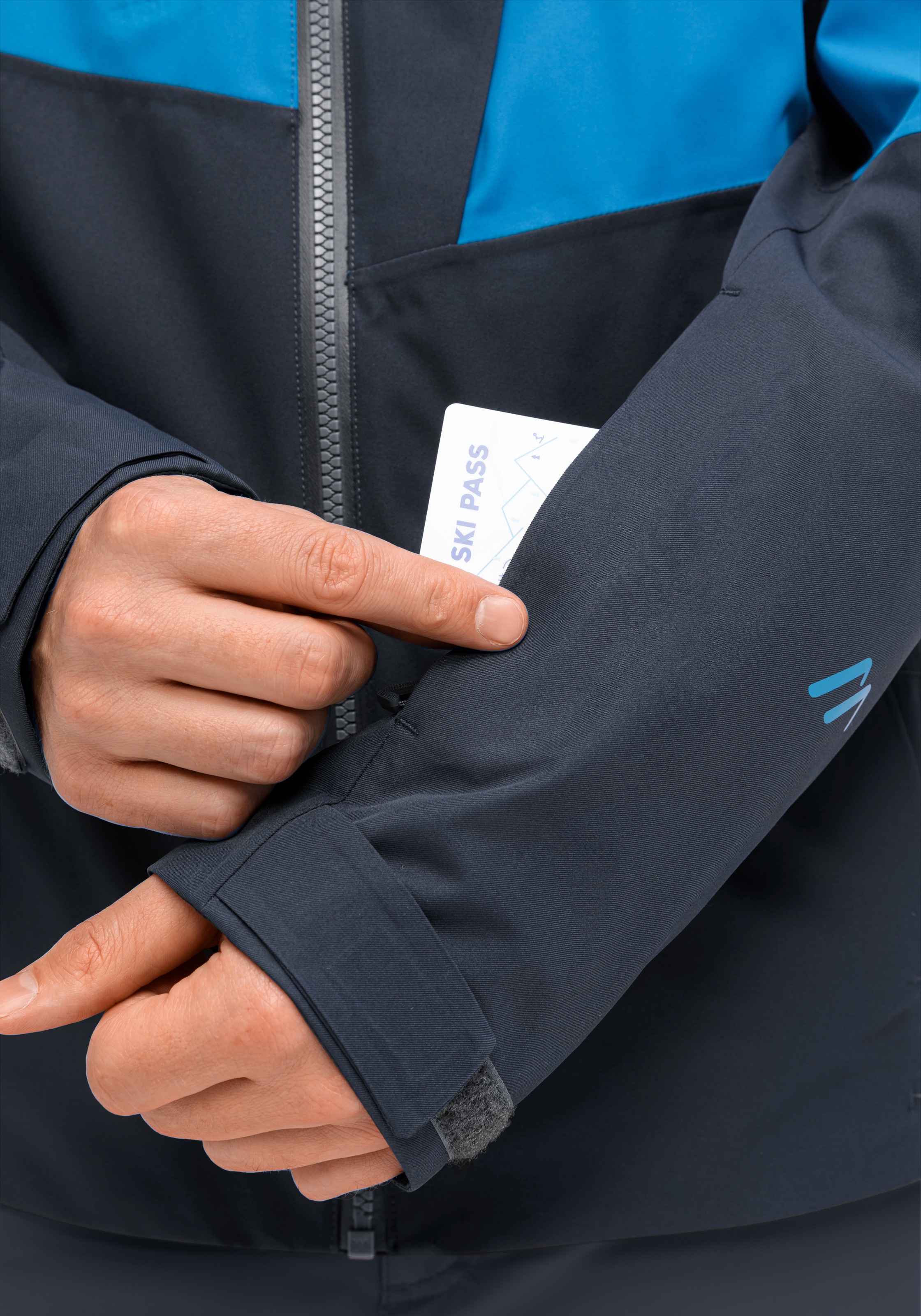 Maier Sports Funktionsjacke »Lindon M«, Herren Outdoorjacke, wasserdicht, RV-Taschen, Kapuze