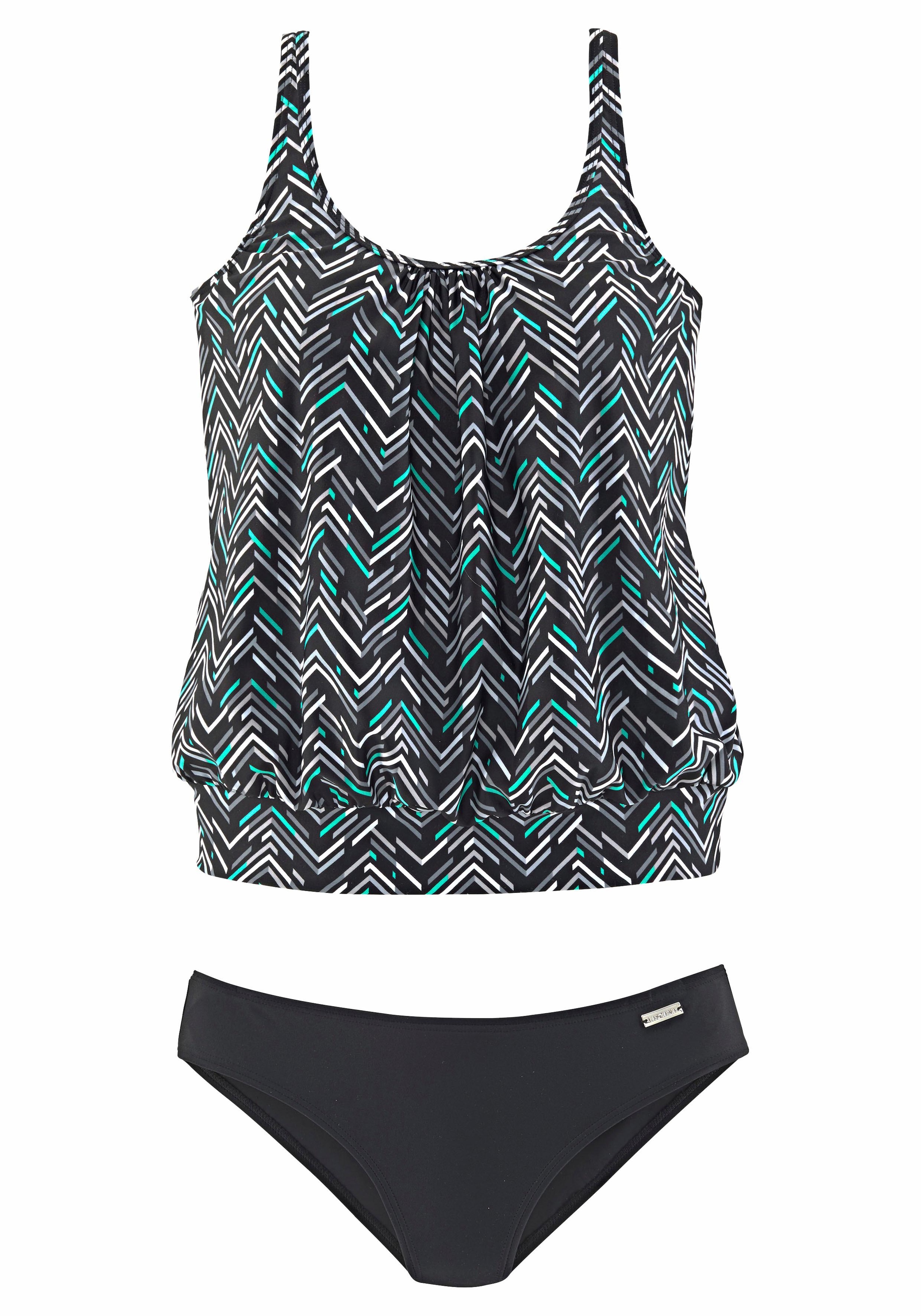 LASCANA Oversize-Tankini, mit grafischem Print