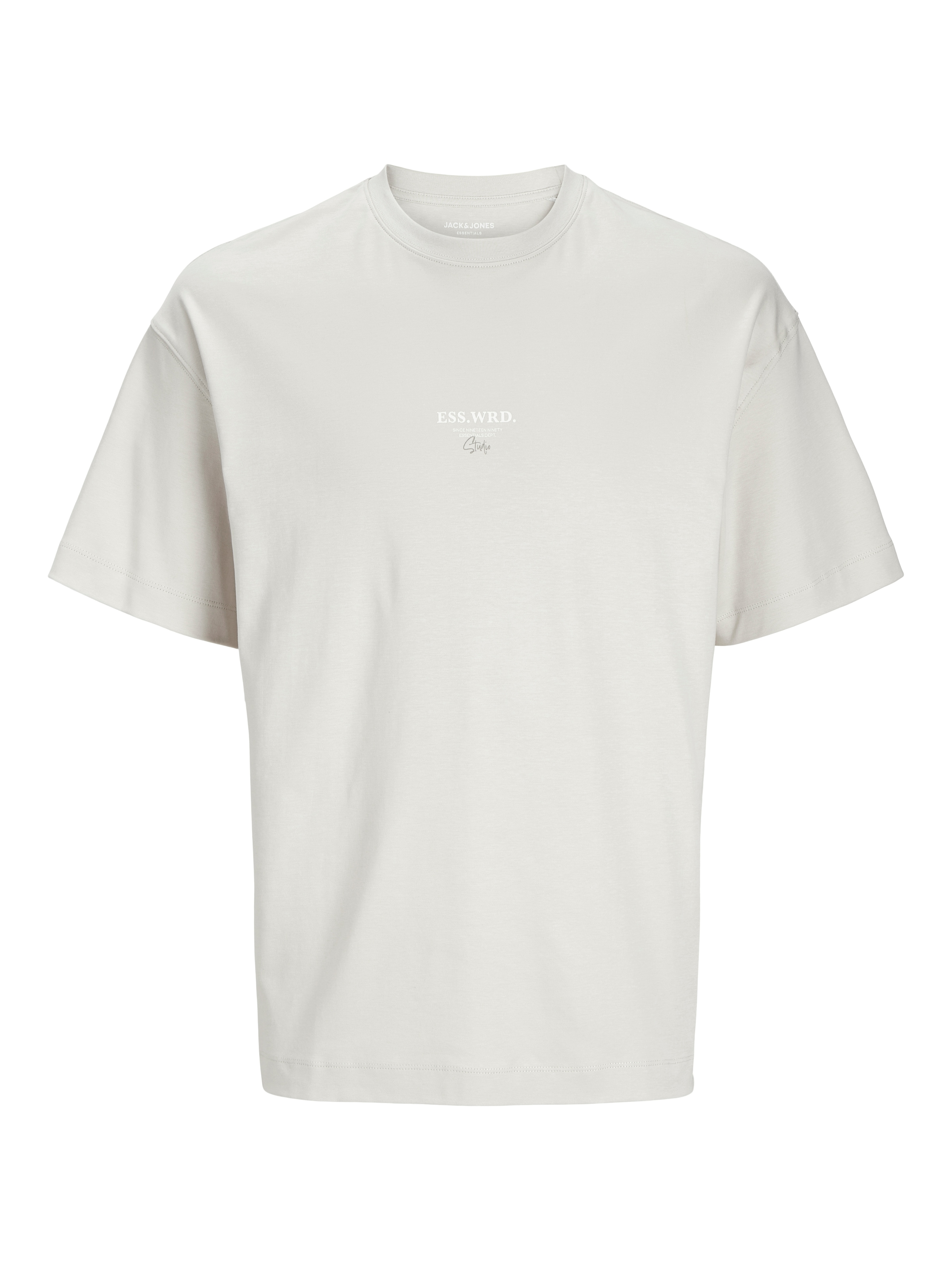 Jack & Jones Rundhalsshirt »JJEURBAN EDGE STUDIO TEE SS O-NECK NOOS« mit Front und Back Print