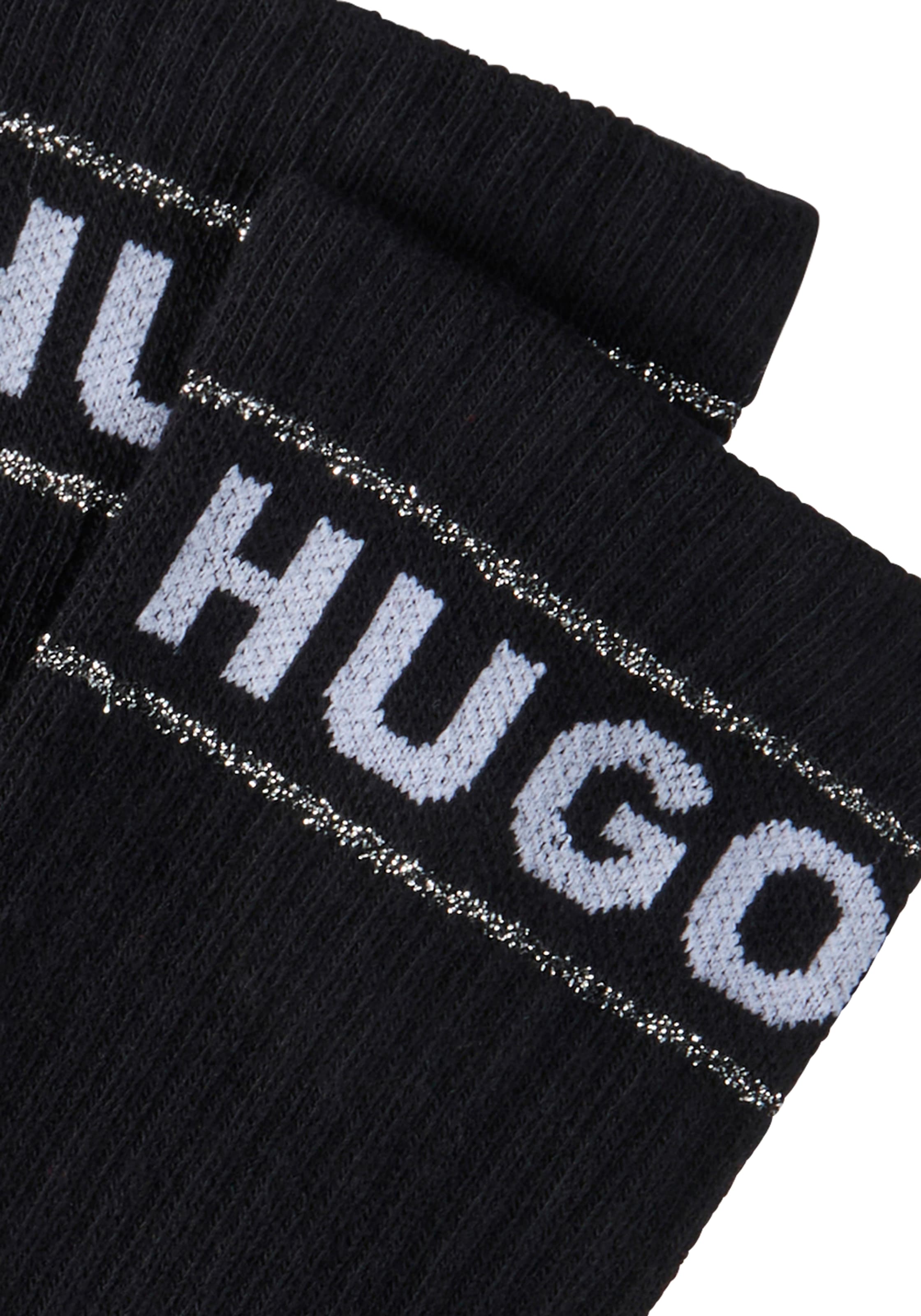 HUGO Underwear Freizeitsocken »3P QS GIFT LOGO C«, (3), mit Label