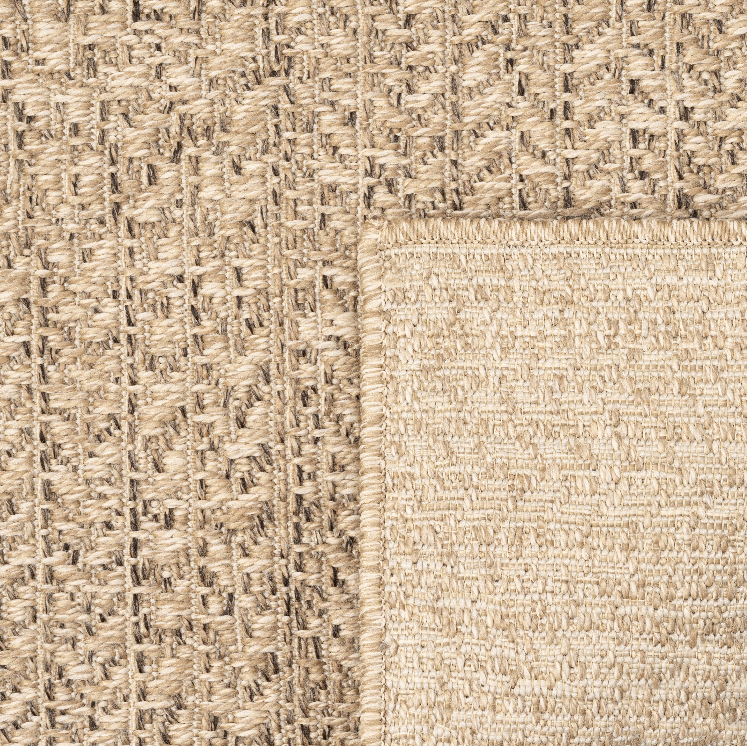 merinos Teppich »Kenzy 7«, rechteckig, 1 mm Höhe, robuster In- und Outdoor Teppich im natürlichen Jute-Look, wetterfest