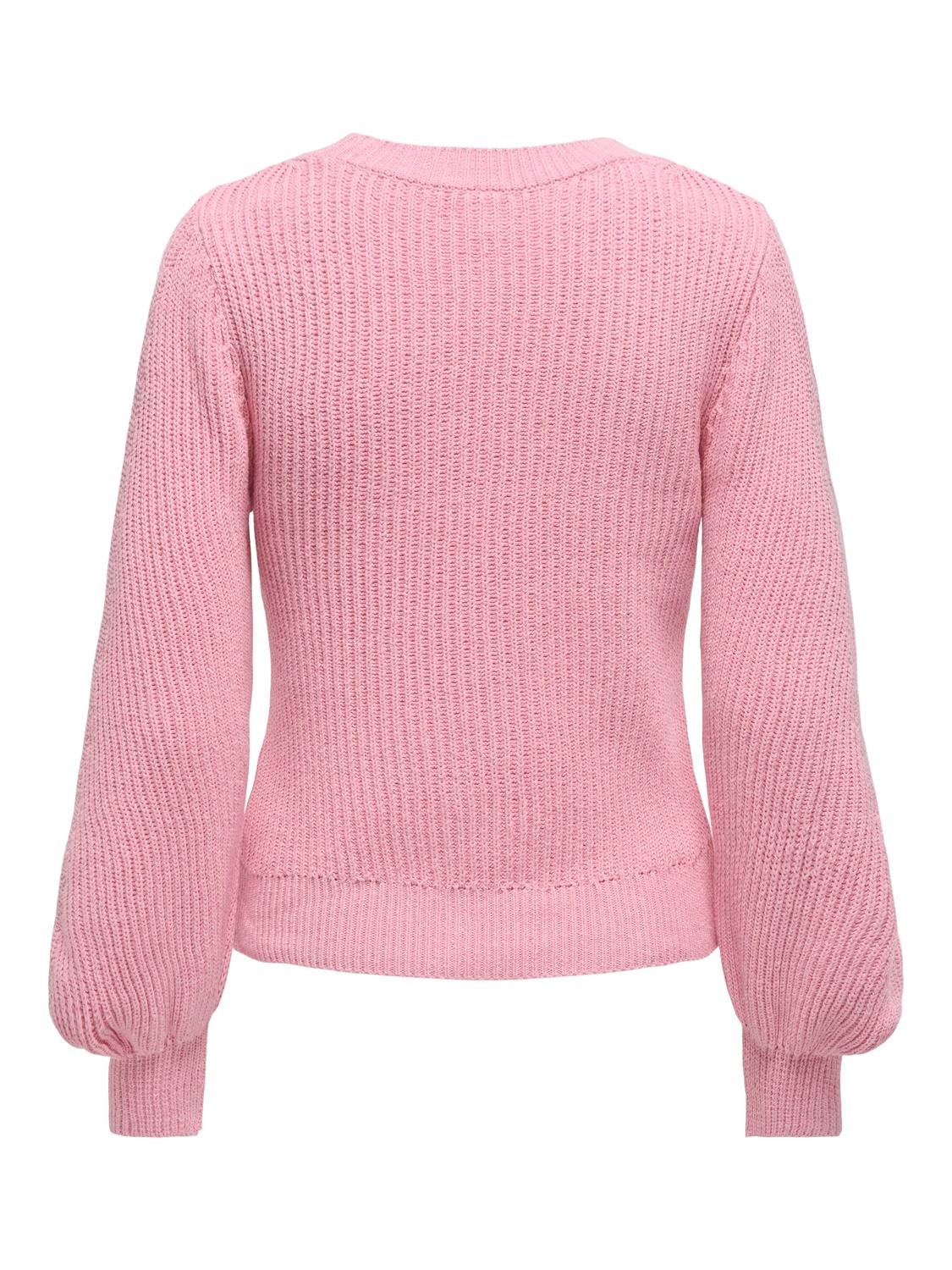 ONLY Rundhalspullover »ONLTAYLOR LIFE LS O-NECK BLING KNT«