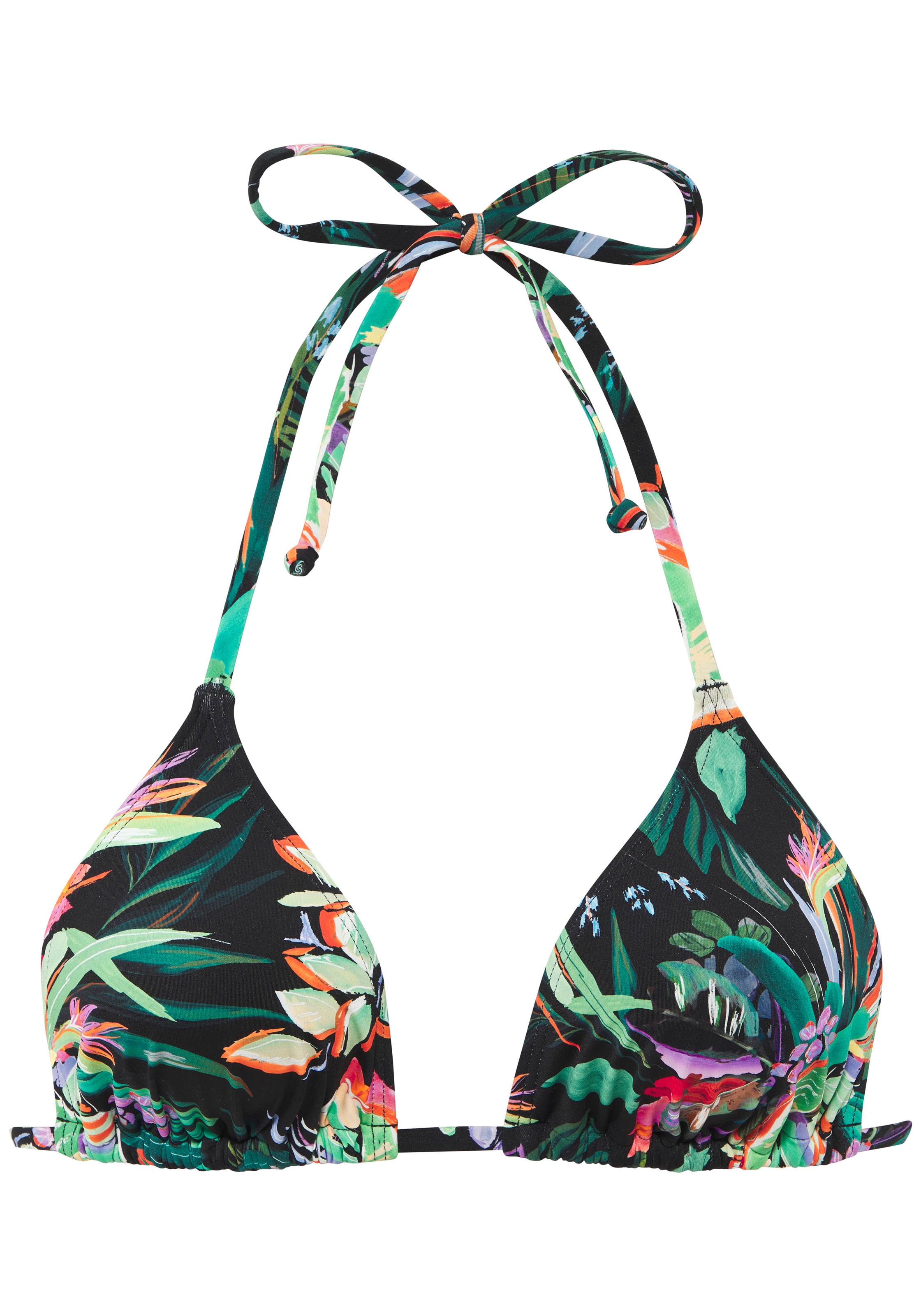 Venice Beach Triangel-Bikini-Top »Sandrine« mit buntem Blumenprint