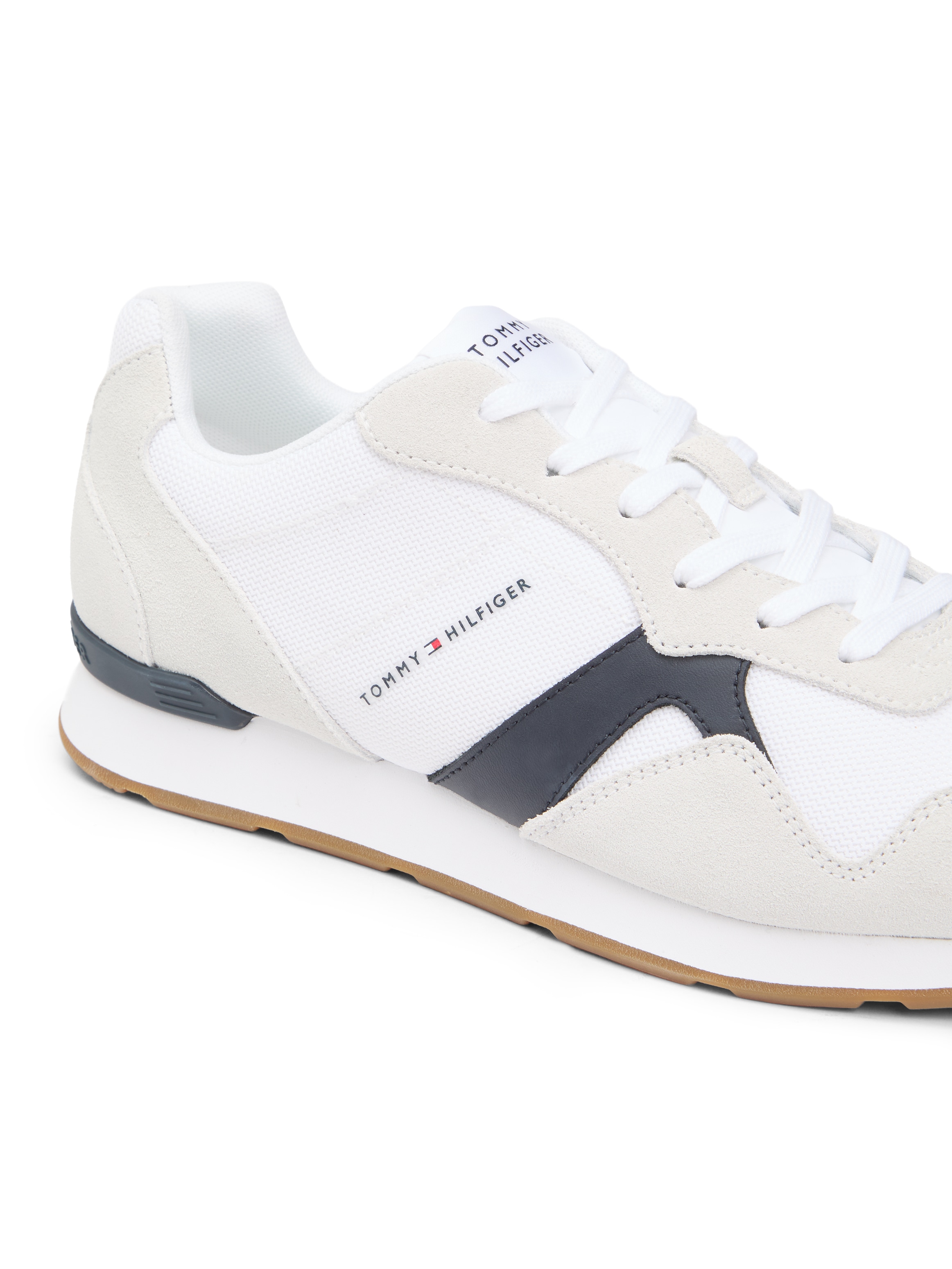 Tommy Hilfiger Sneaker »RUNNER ICON MIX«  , Freizeitschuh, Halbschuh, Schnürschuh mit seitlichem Logoschriftzug
